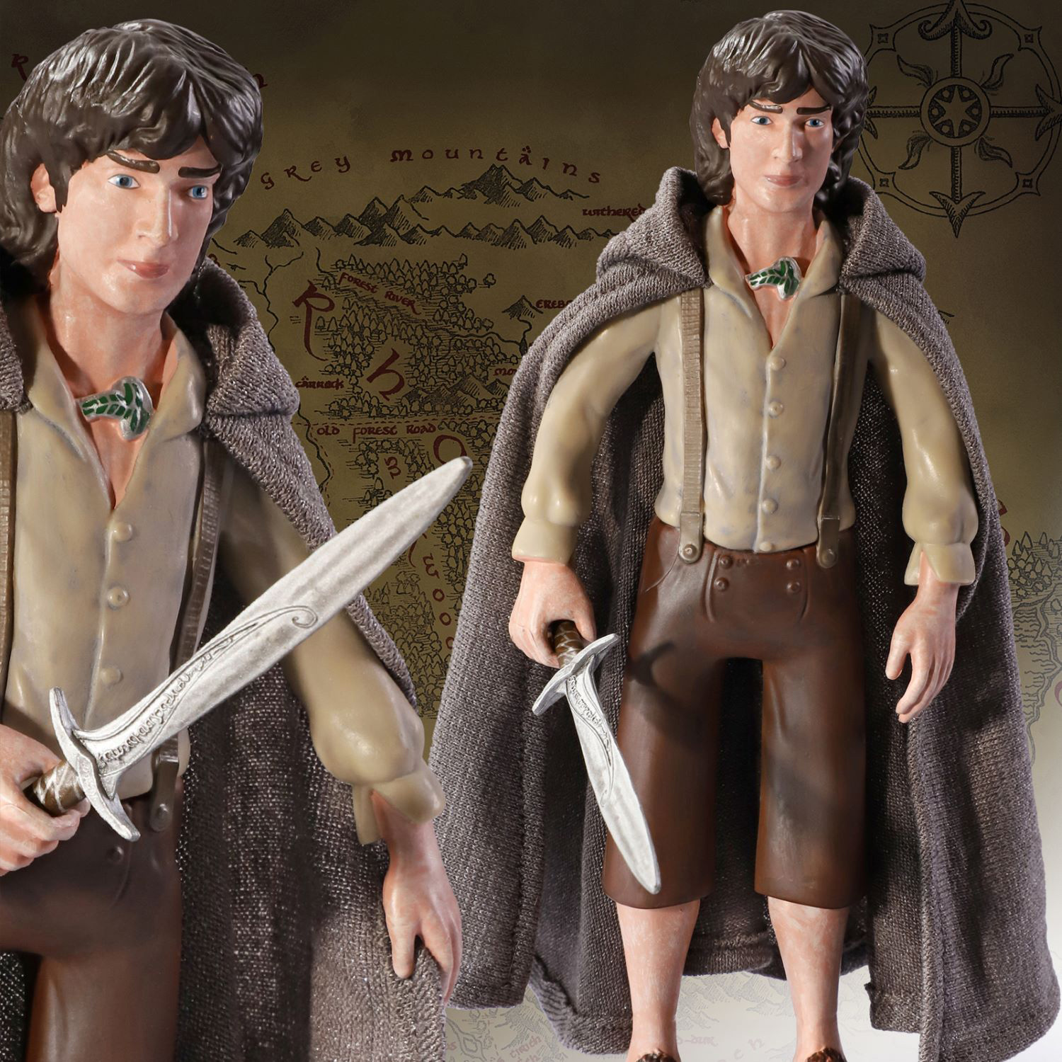 Фигурка The Lord of the Rings Bendyfig Фродо - гибкая - фото 7