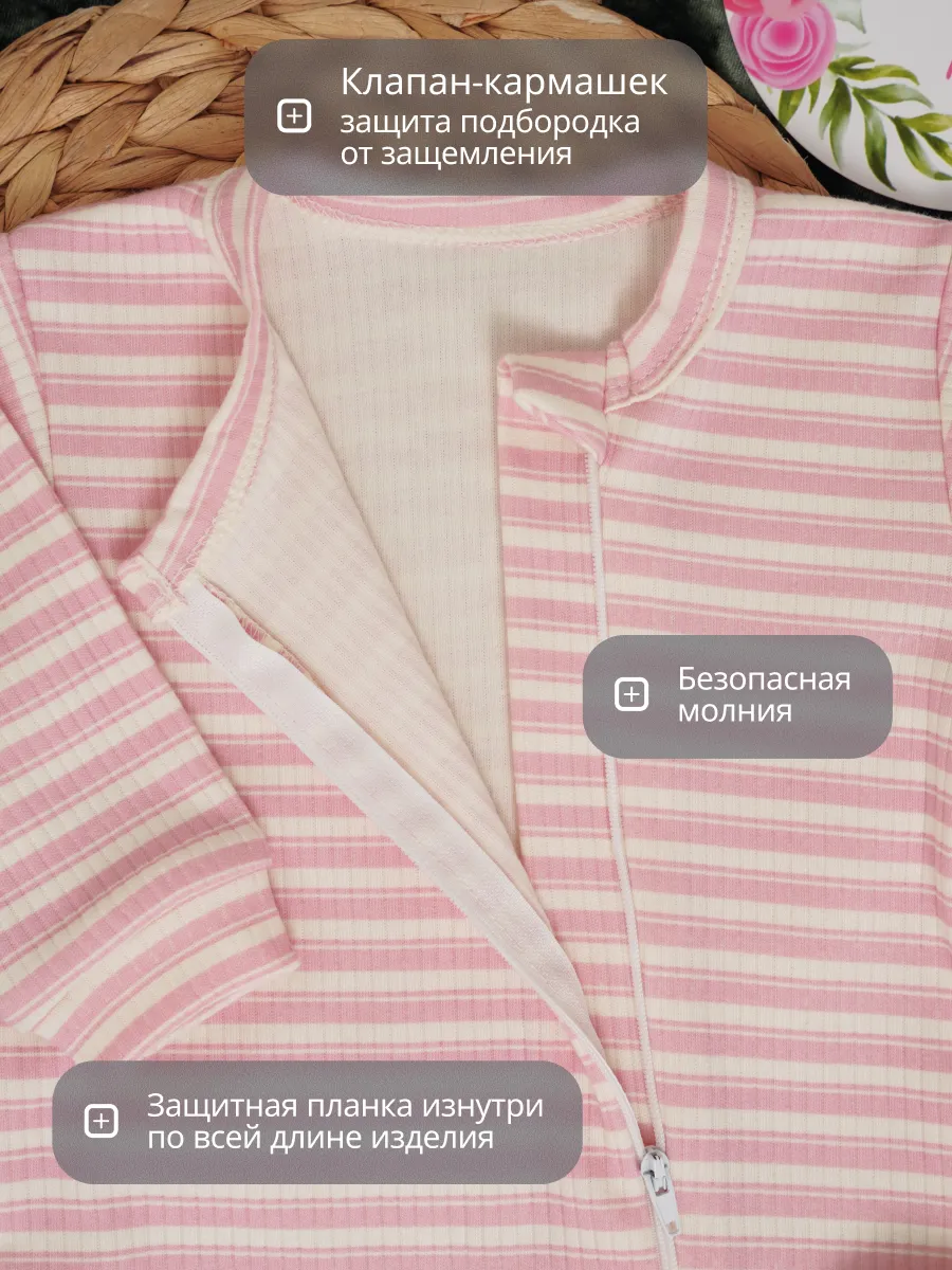 Комбинезон 3 шт Супер Пупс нбр/3пр/кмбнмол/розовыеягодки - фото 3