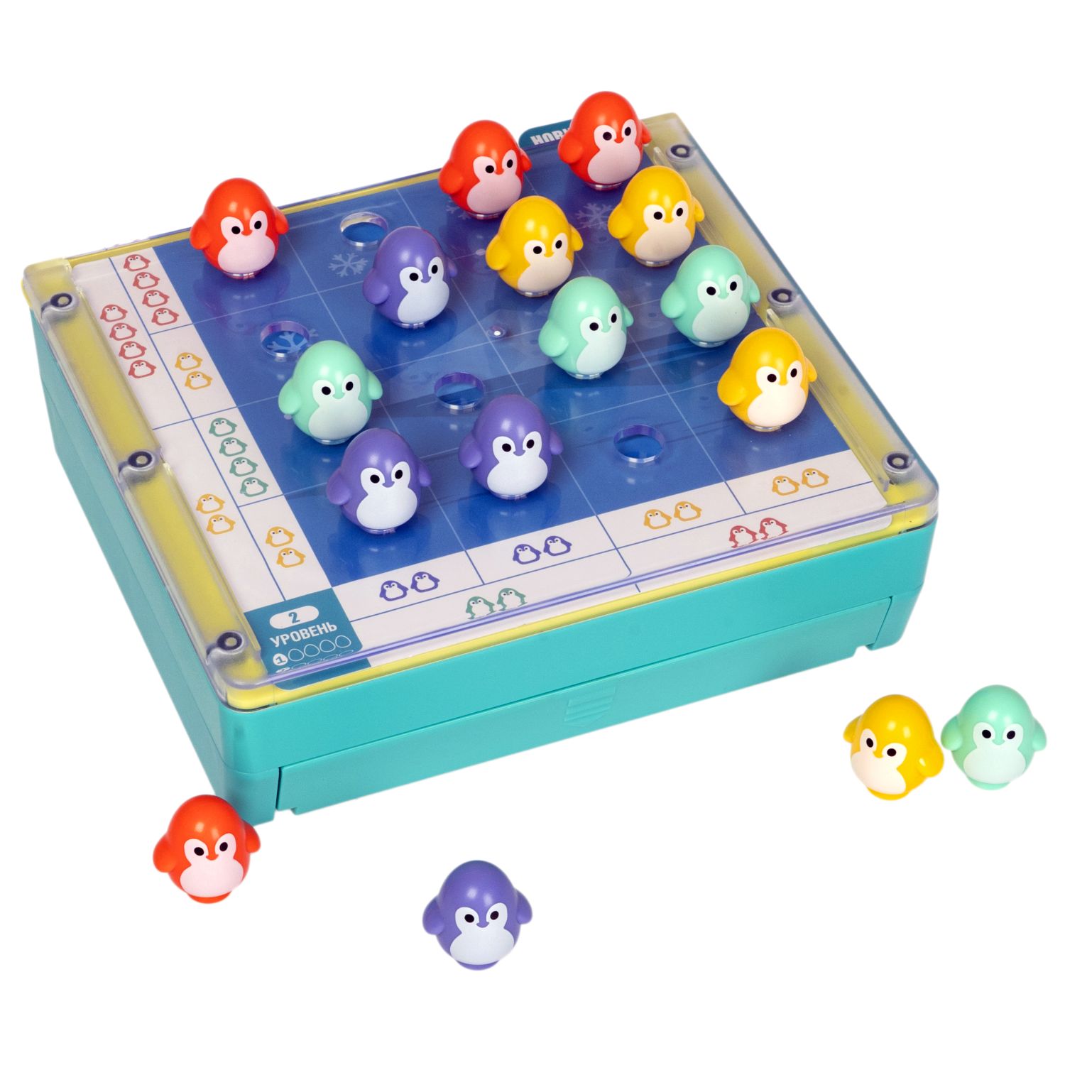 Настольная игра Bondibon Смекалочка Цветные пингвины - фото 8