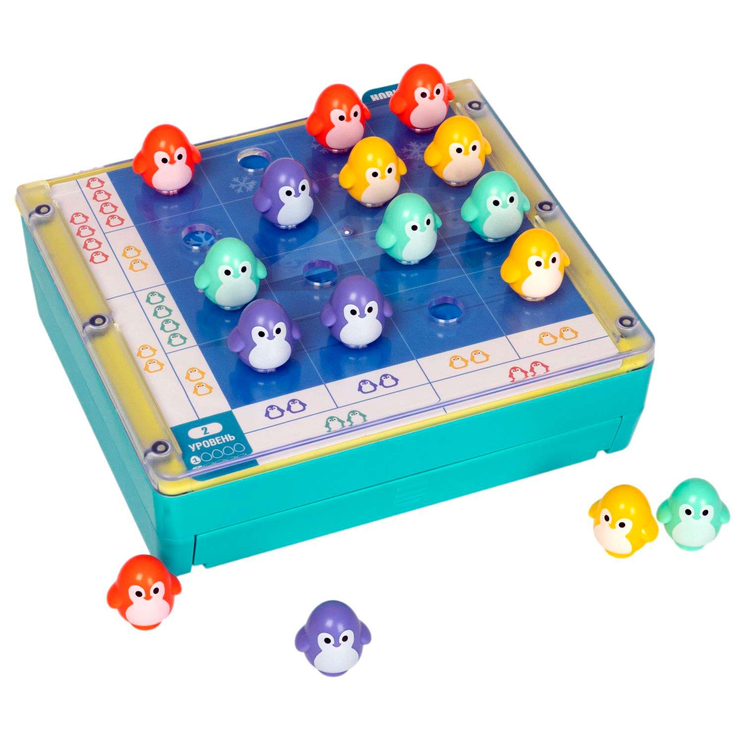 Настольная игра Bondibon Смекалочка Цветные пингвины - фото 8