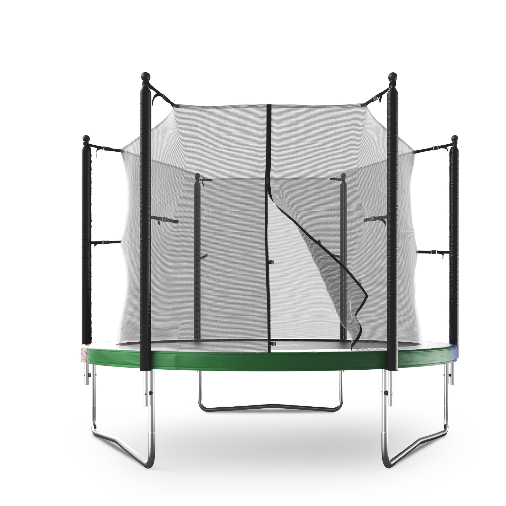 Батут каркасный Simple 10 ft UNIX line Color с внутренней защитной сеткой общий диаметр 305 см до 140 кг - фото 15