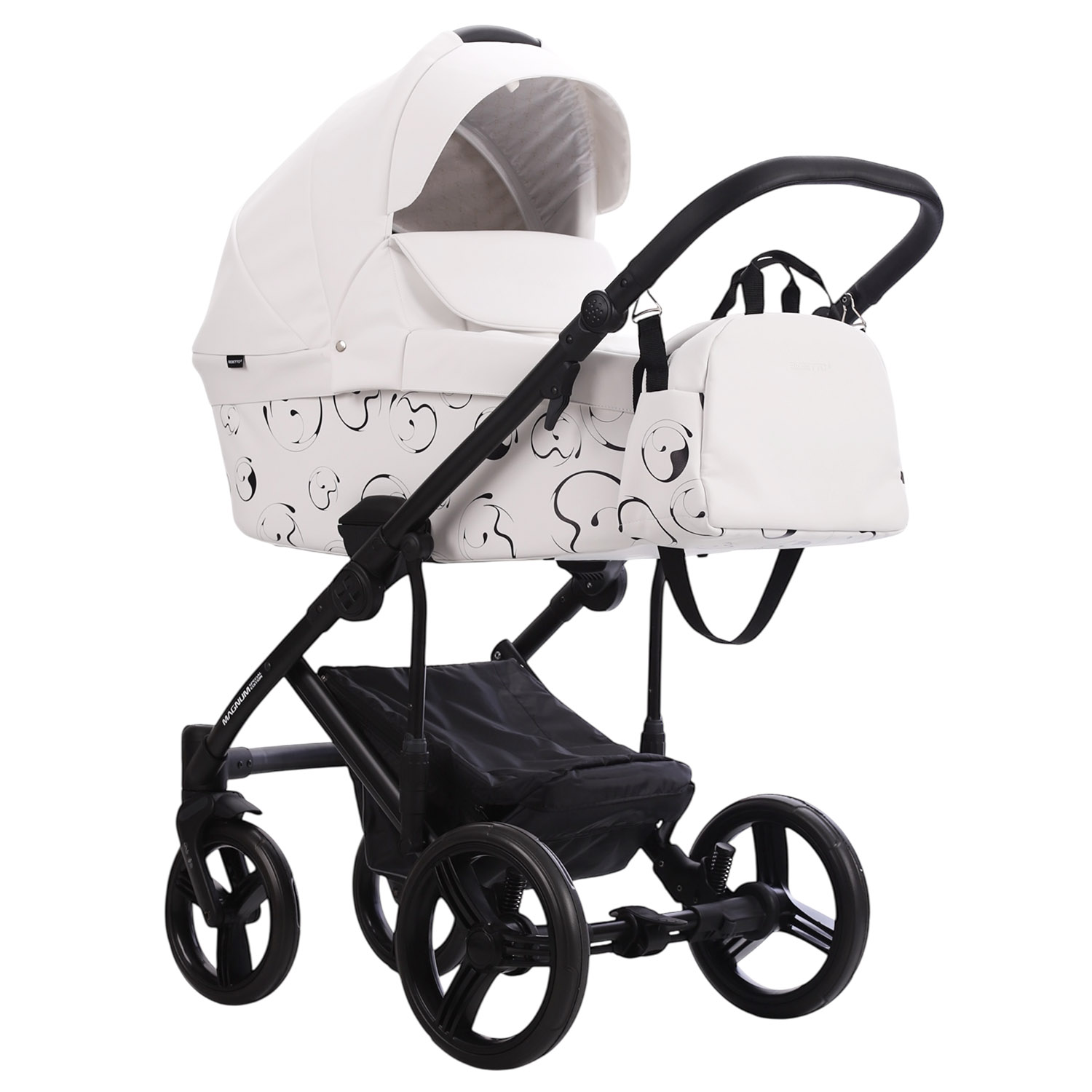 Коляска 2в1 Bebetto Magnum Light SE Pro белый - фото 1