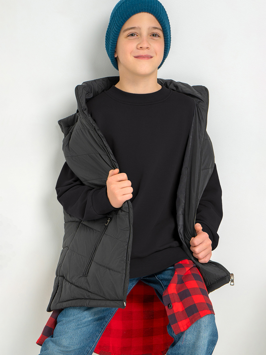 Свитшот HappyFox HF00851черный - фото 3