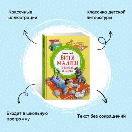 Книга Махаон Витя Малеев в школе и дома.