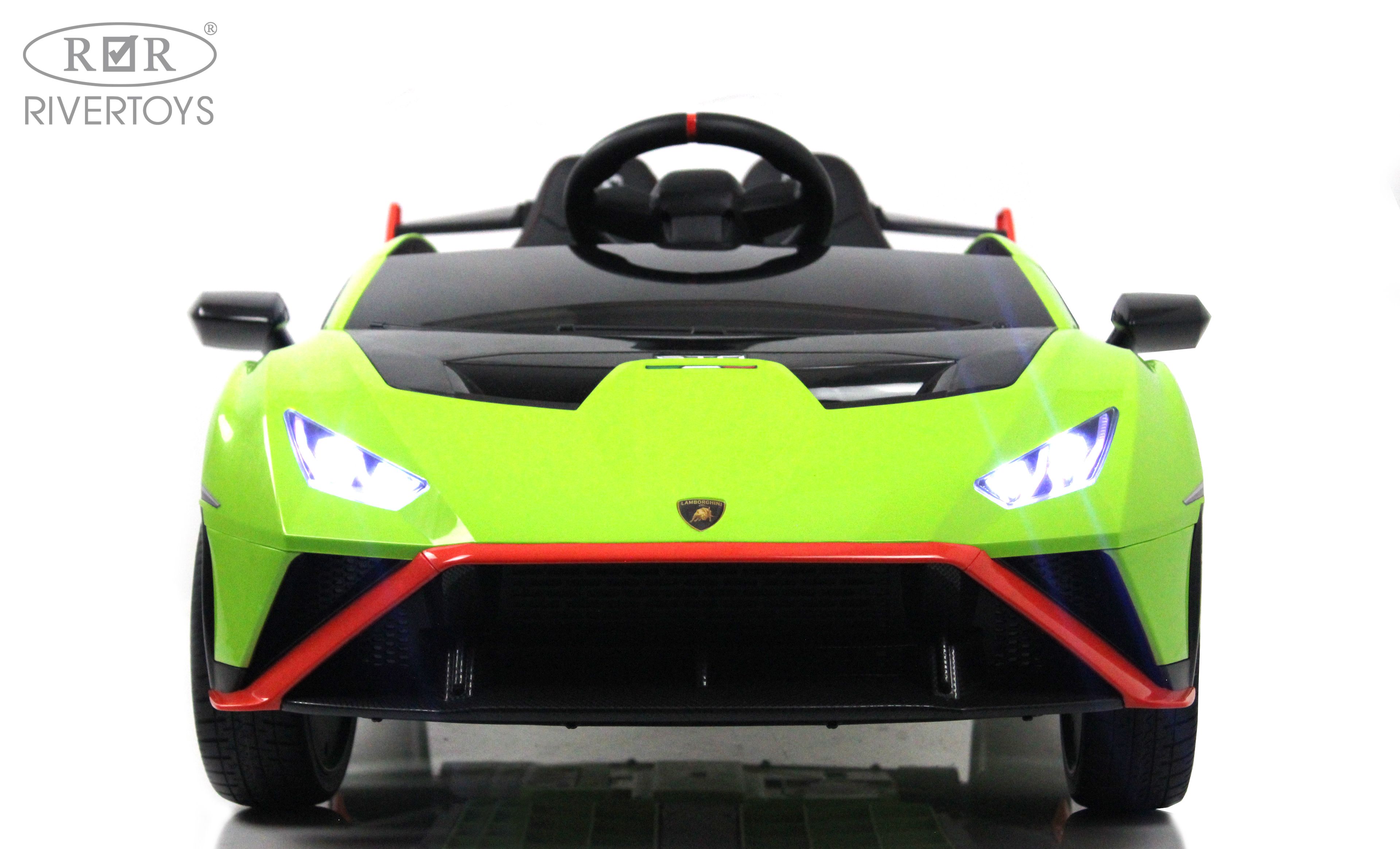 Электромобиль RIVERTOYS Lamborghini E888EE-GREEN С пультом ДУ - фото 20