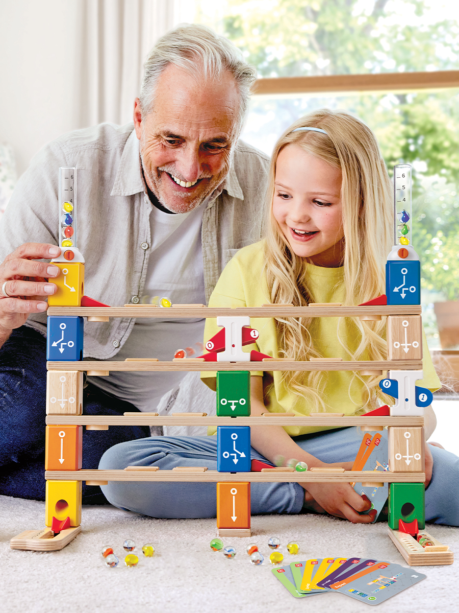 Конструктор Hape Гонки деревянный 16 дет. - фото 4