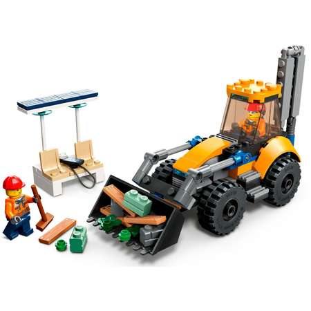 Конструктор LEGO City Строительный экскаватор блочный