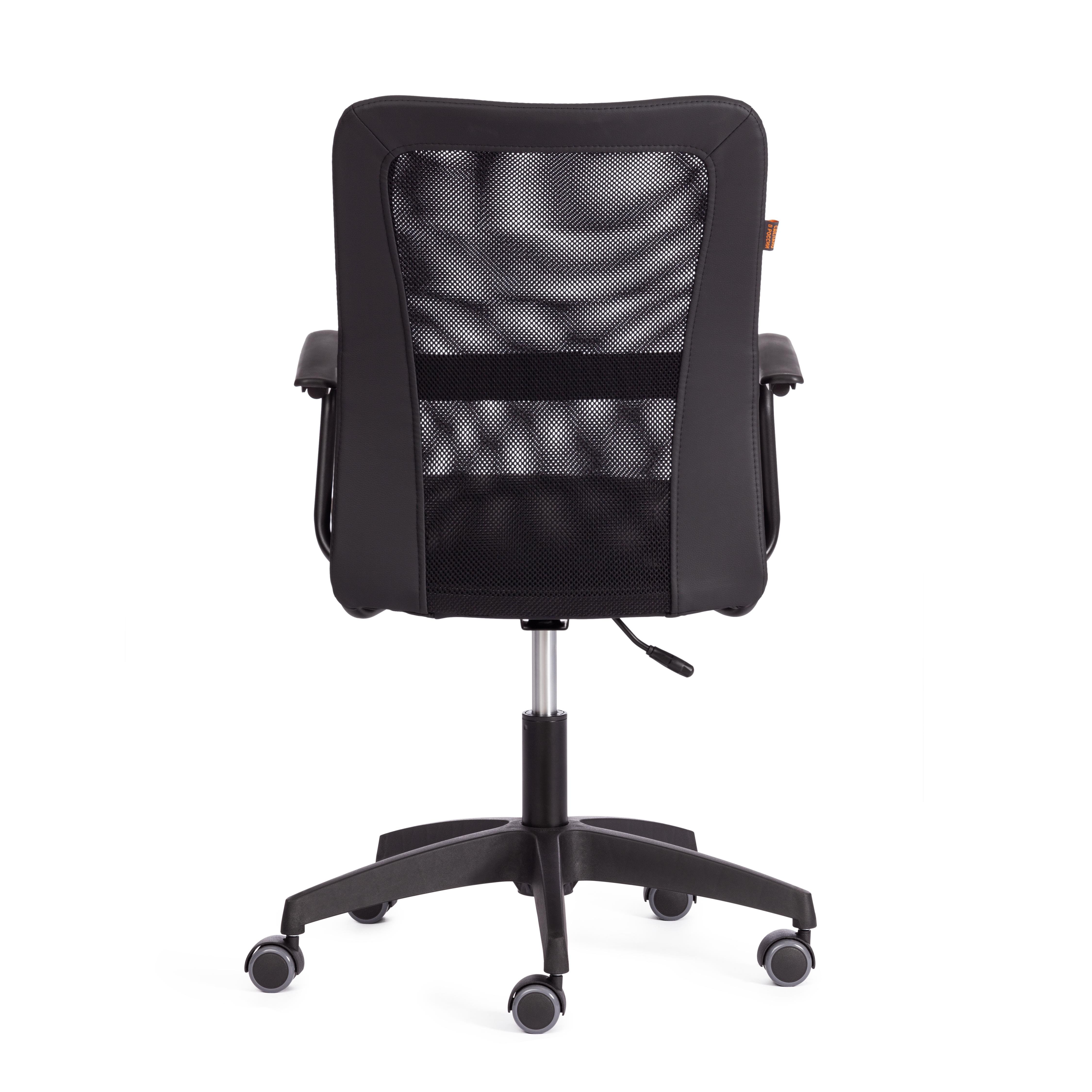 Компьютерное кресло TETCHAIR Стафф кож/зам ткань черный - фото 5