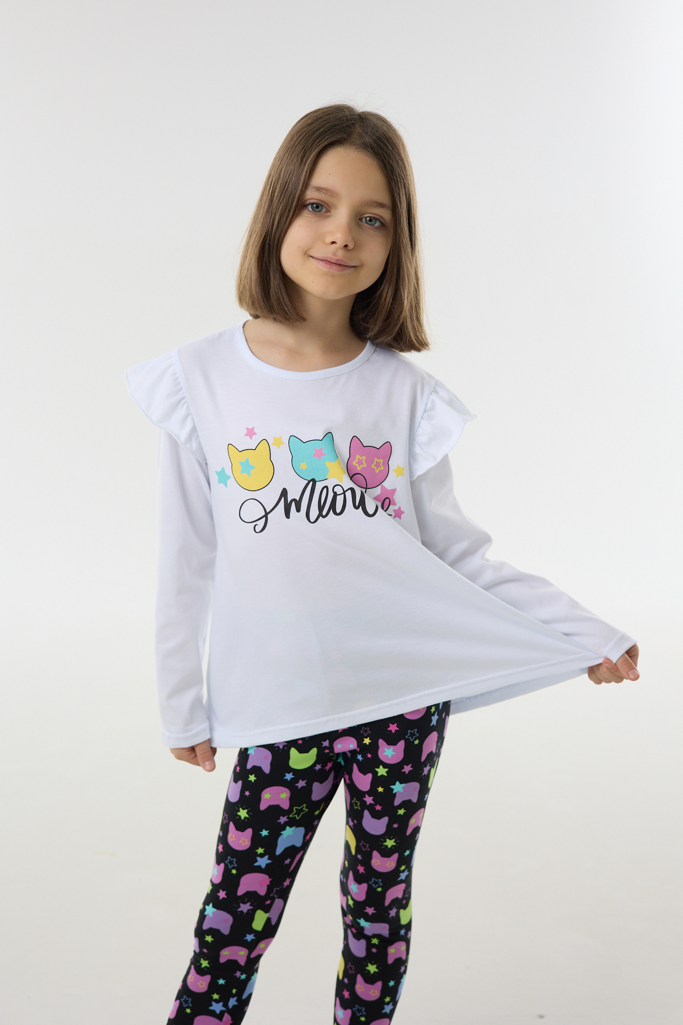 Костюм YAXX 021--Костюм киска/белый (К+Л) - фото 5