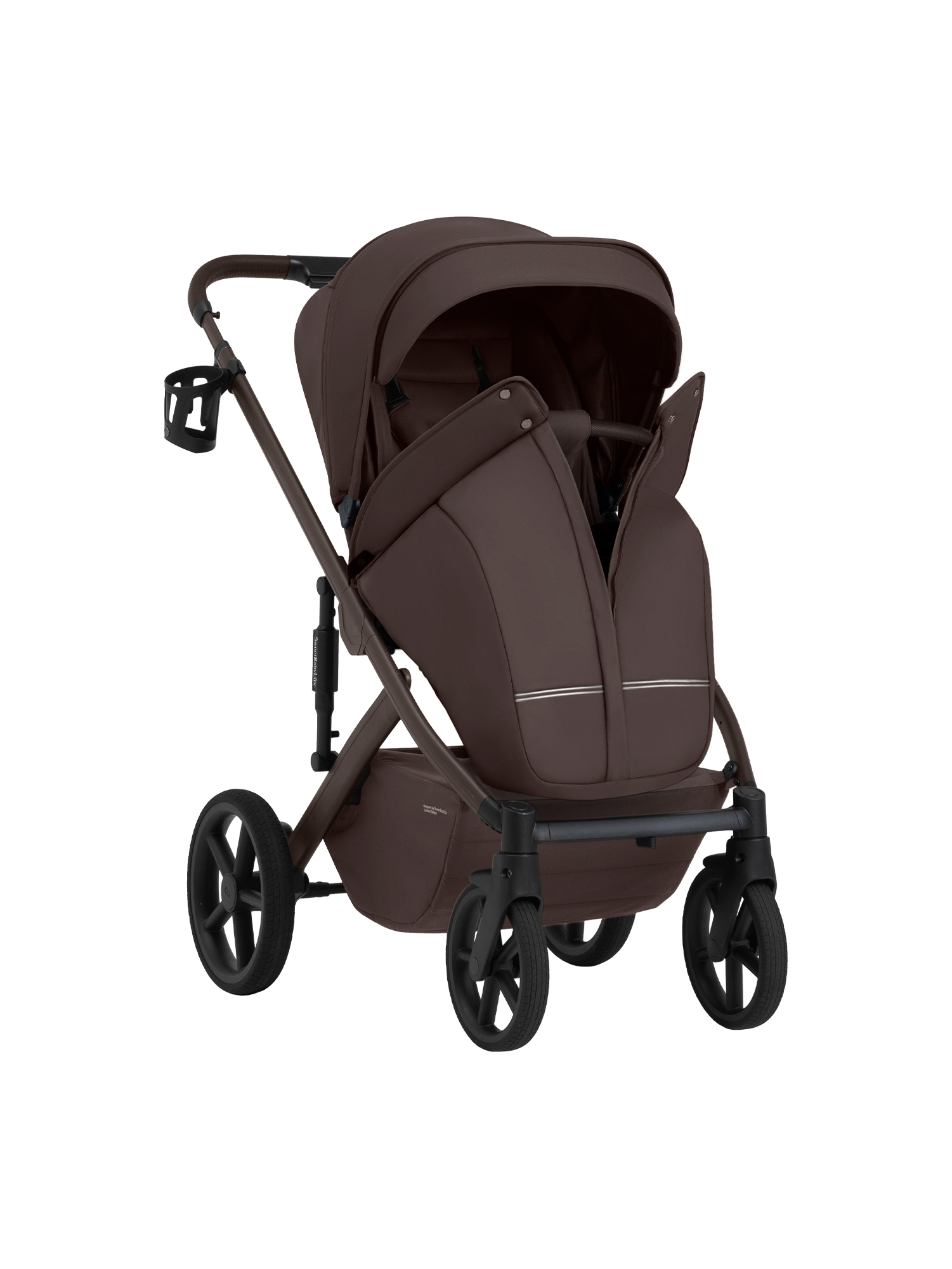 Коляска 2в1 Sweet Baby Dolce Chocolate Brown коричневый - фото 32