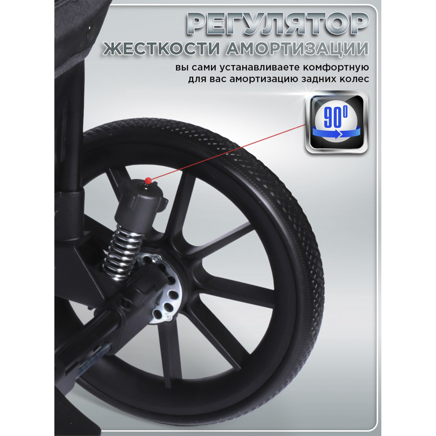 Коляска прогулочная BabyCare Venga Дымчатый Изумруд голубой - фото 4