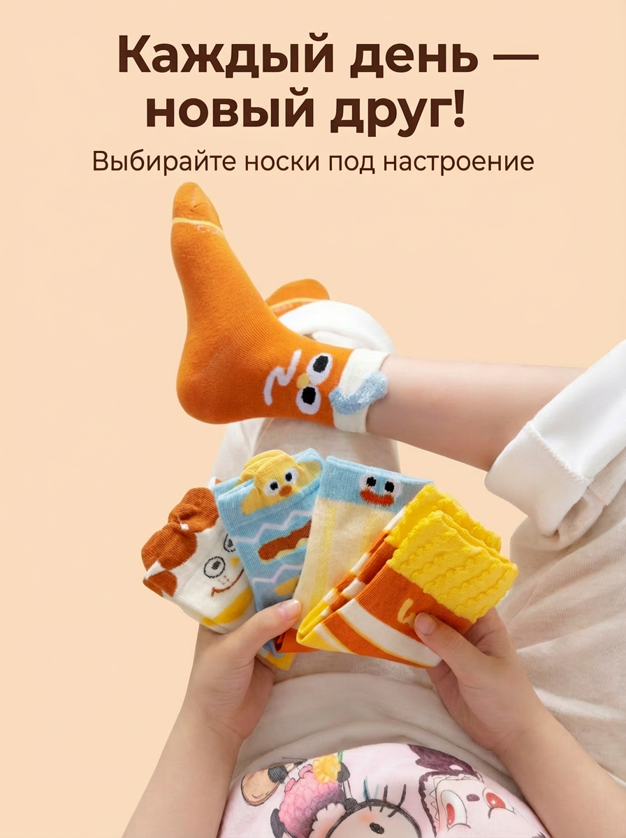 Носки 5 пар Bambooland Socks_Makdak - фото 12