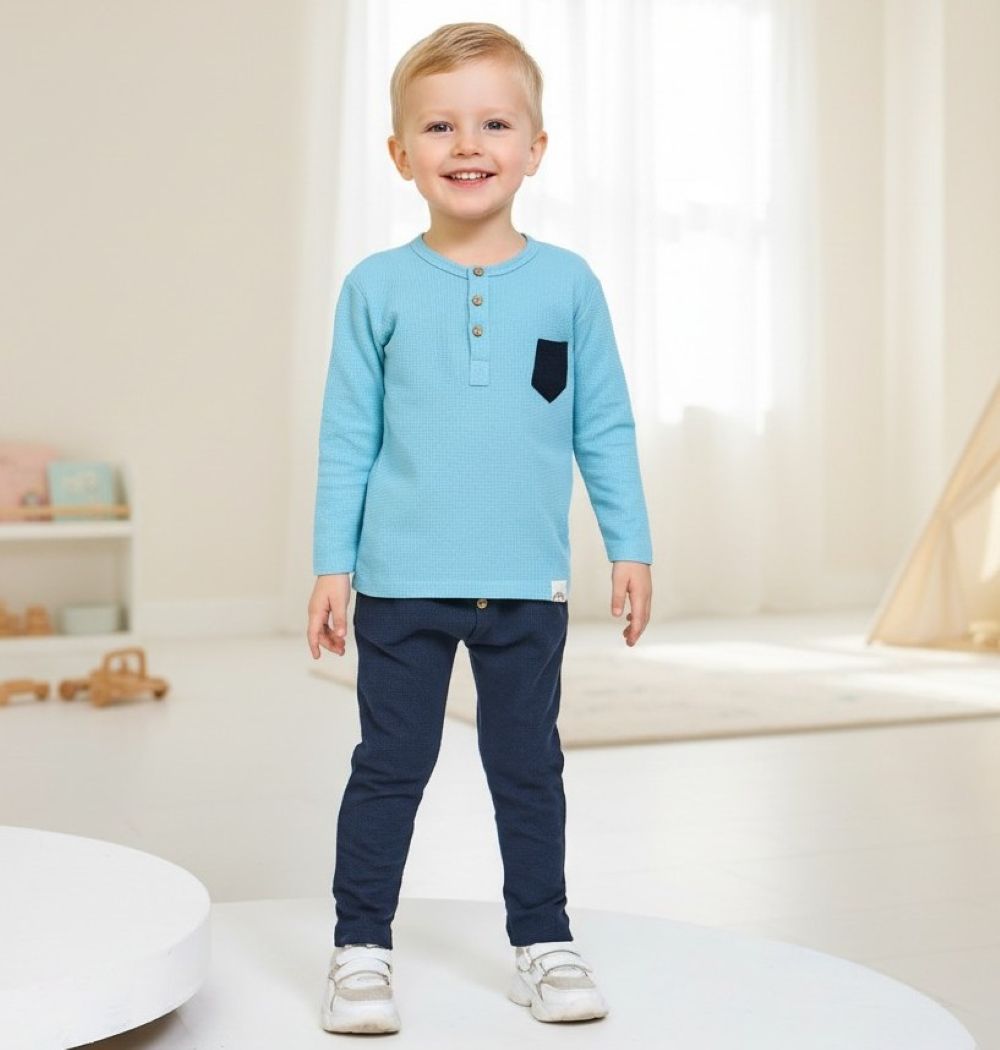 Изображение товара Детский костюм Deiko Baby для мальчика из 100% хлопка комфортный и яркий Изображение товара Детский костюм Deiko Baby для мальчика из 100% хлопка комфортный и яркий