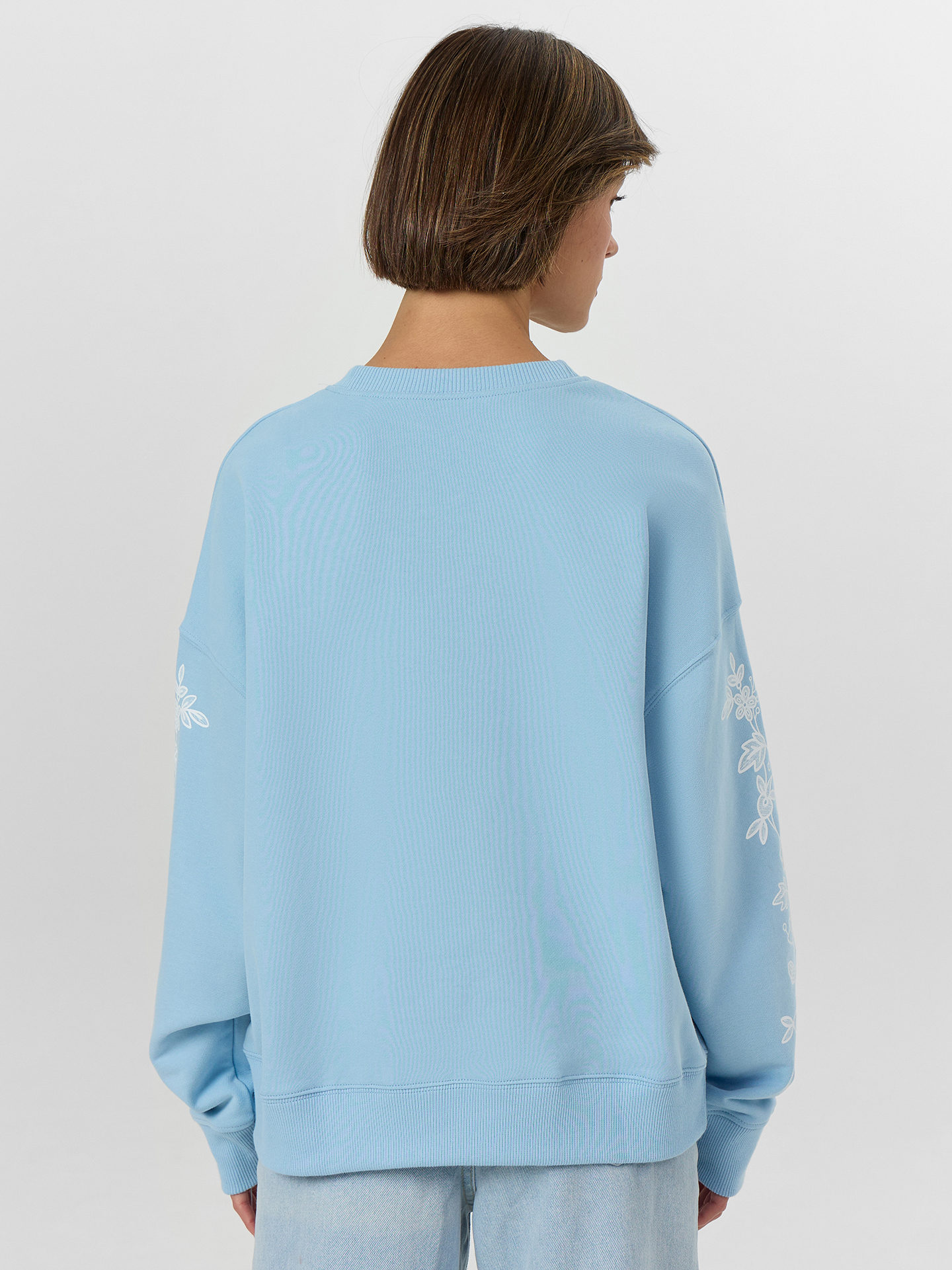 Свитшот Mark Formelle (Марк Формэль) 122813/1/св.голубой +печать - фото 2