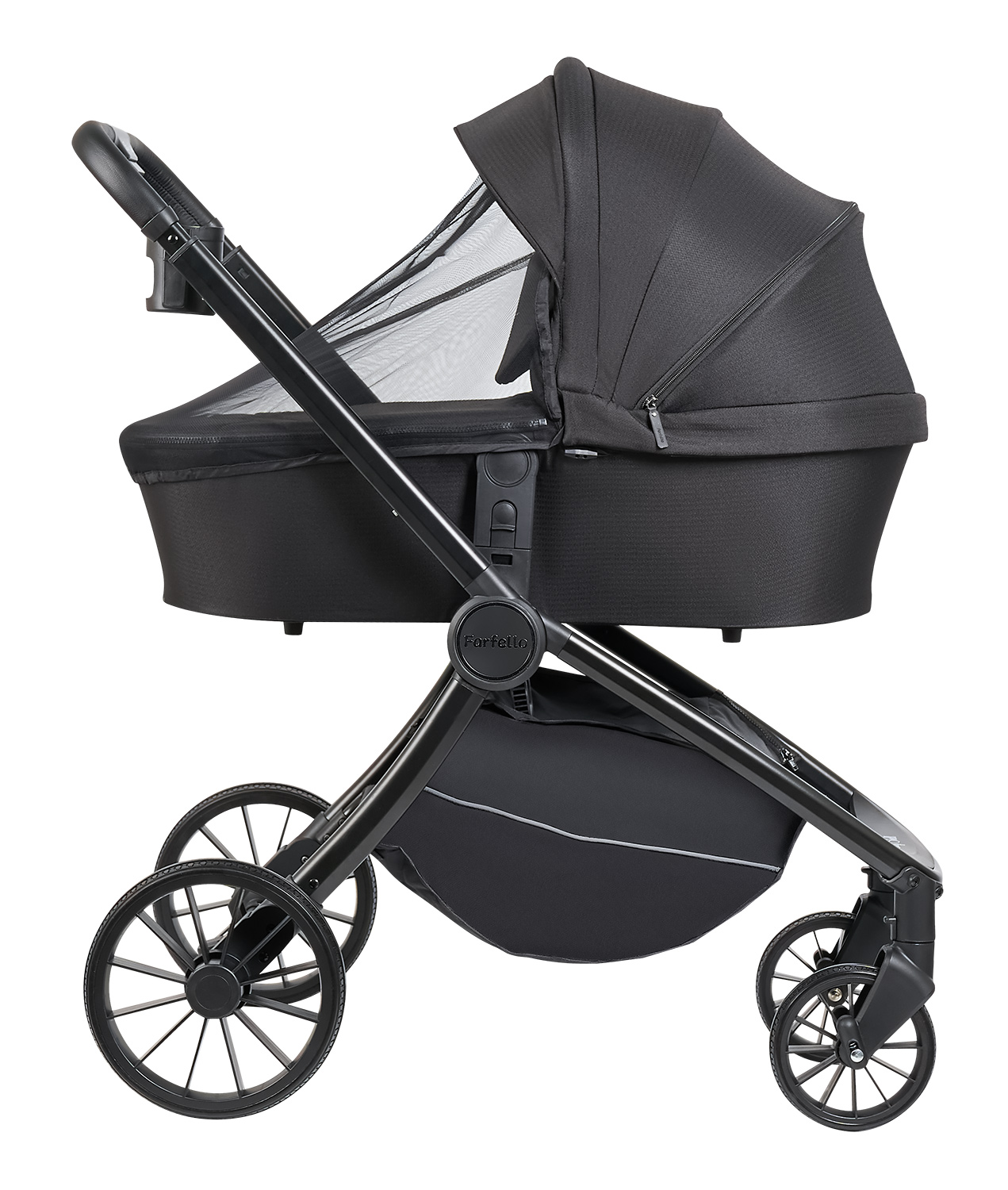 Коляска 3в1 Farfello Baby shell черный - фото 13