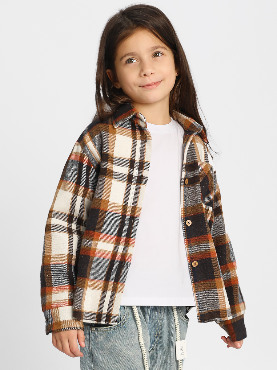 Рубашка Соль и Перец SP1510сине/коричневый - фото 1