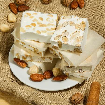 Туррон Duke Almond c арахисом 100г восточные сладости