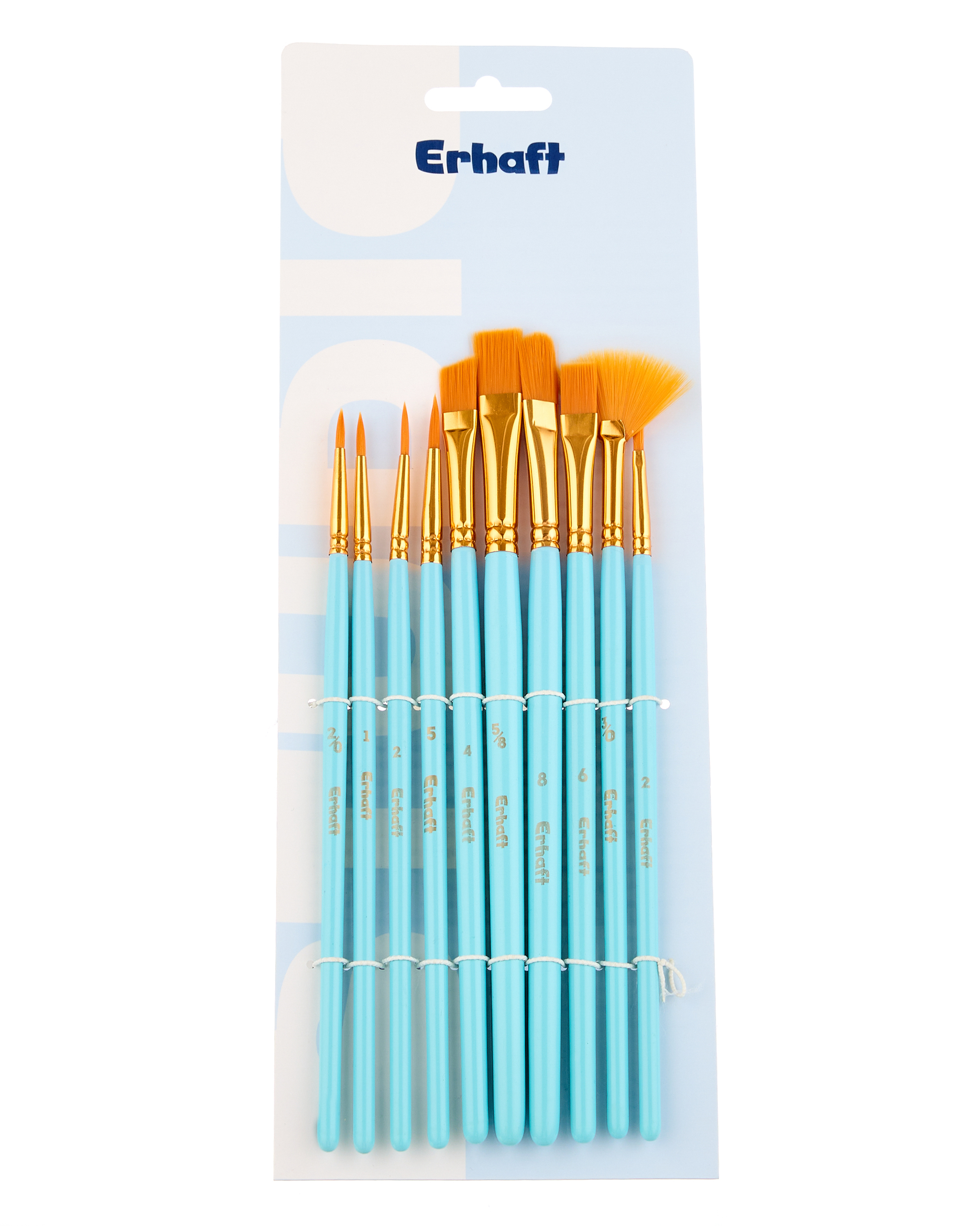 Кисть Erhaft 10 шт. (синтетика) в ассортименте - фото 7