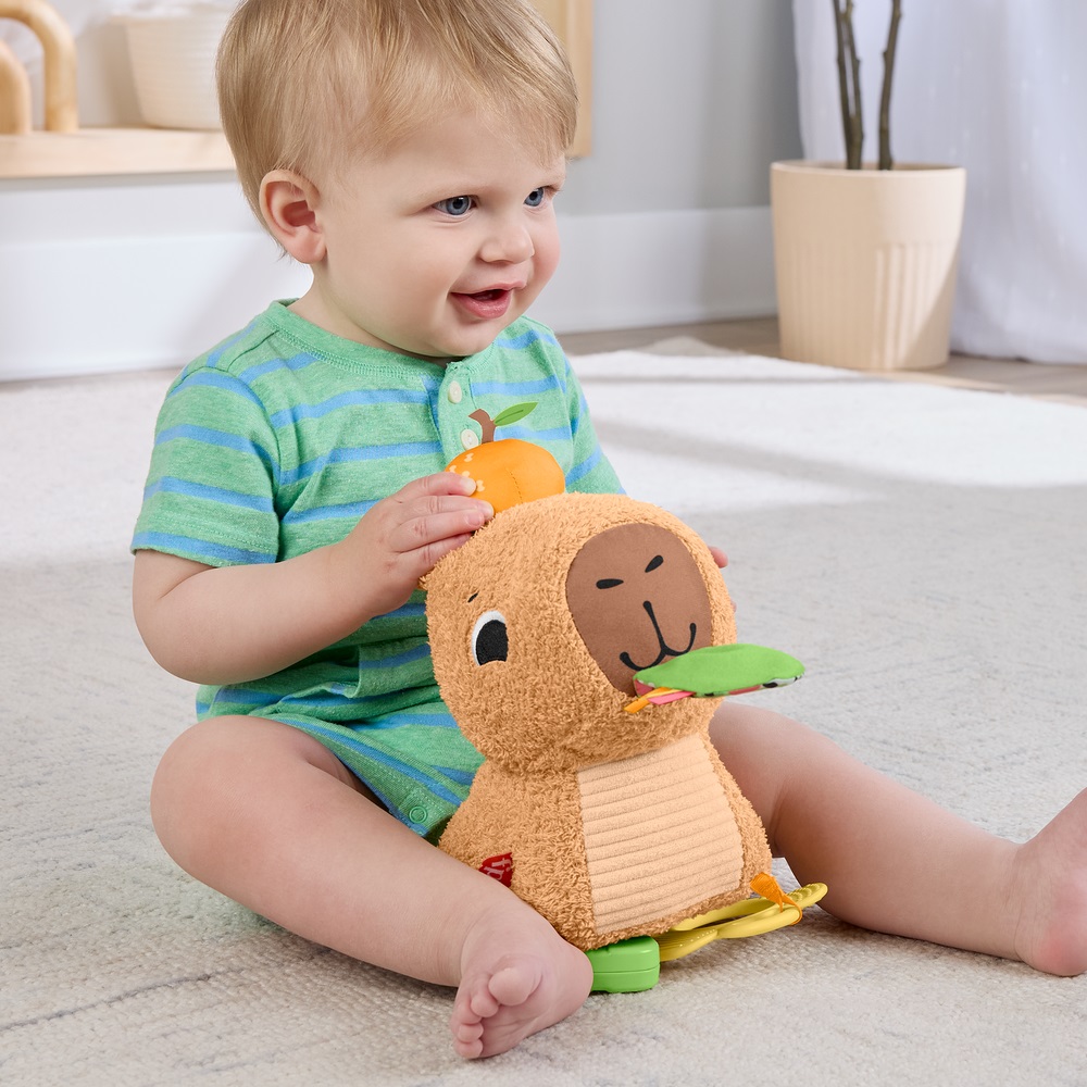 Комфортер Fisher Price Squishy Greedy Capybara - фото 12
