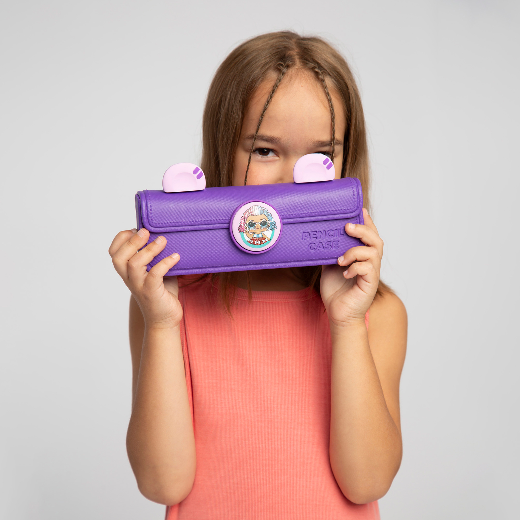 Сумка L.O.L. Surprise! пенал фиолетовый + джиббитсы - фото 10