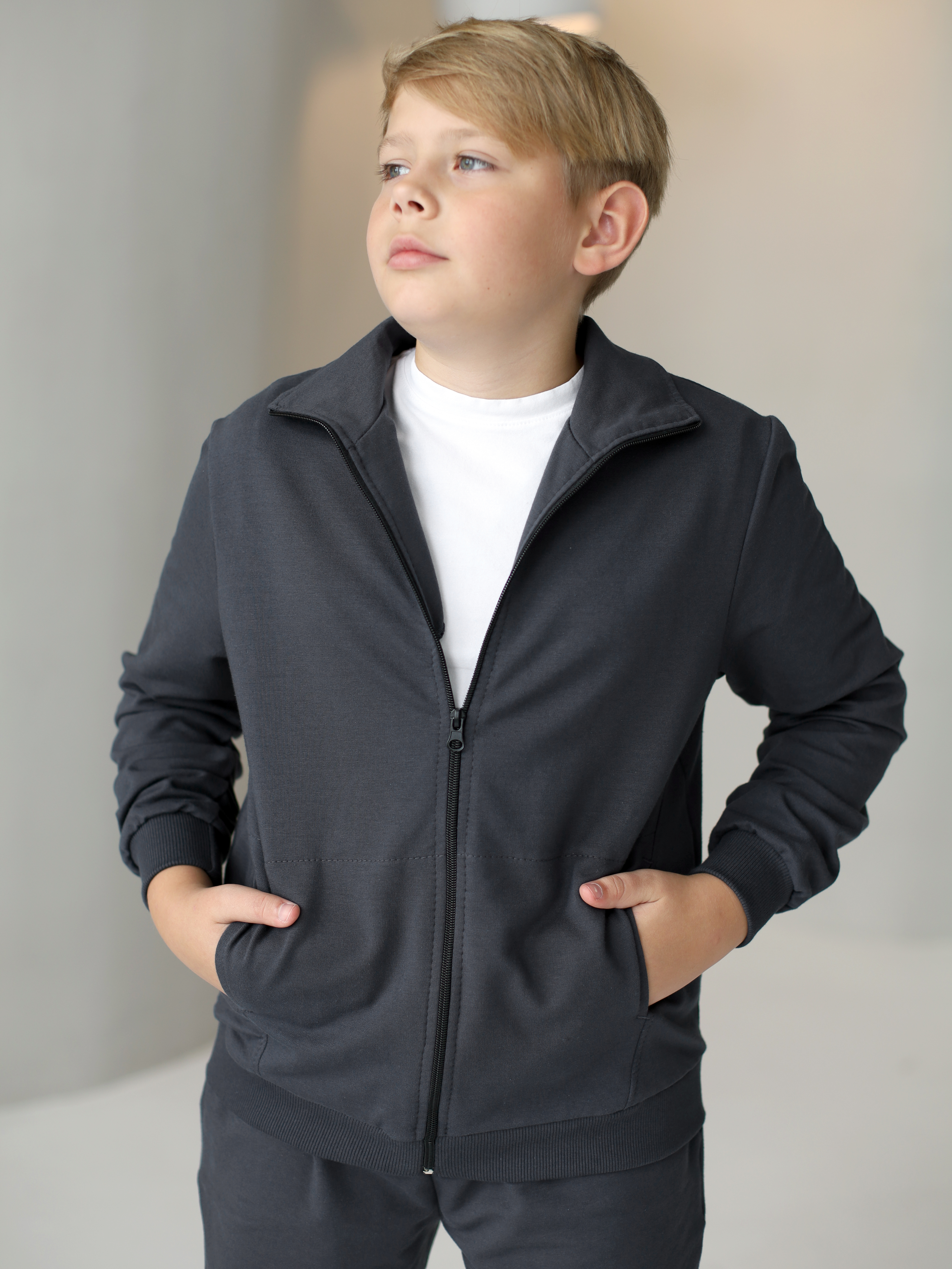 Костюм Агапэ 8015-1_серый - фото 3