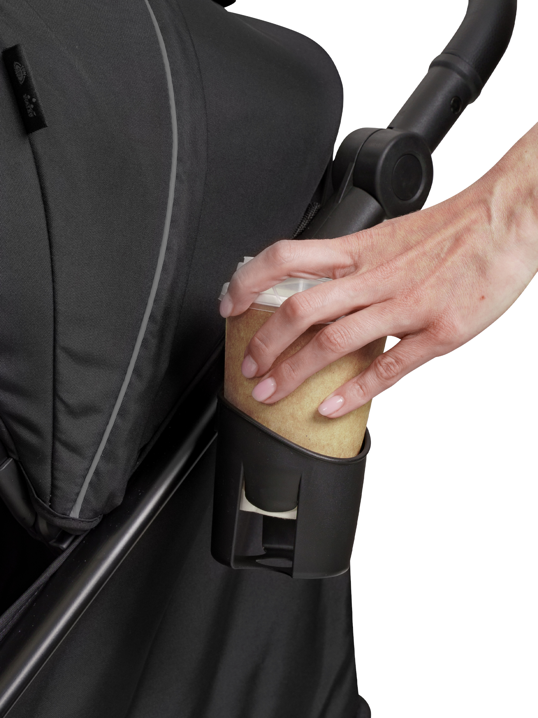 Коляска прогулочная JOVOLA Selena SL, всесезонная черный - фото 38