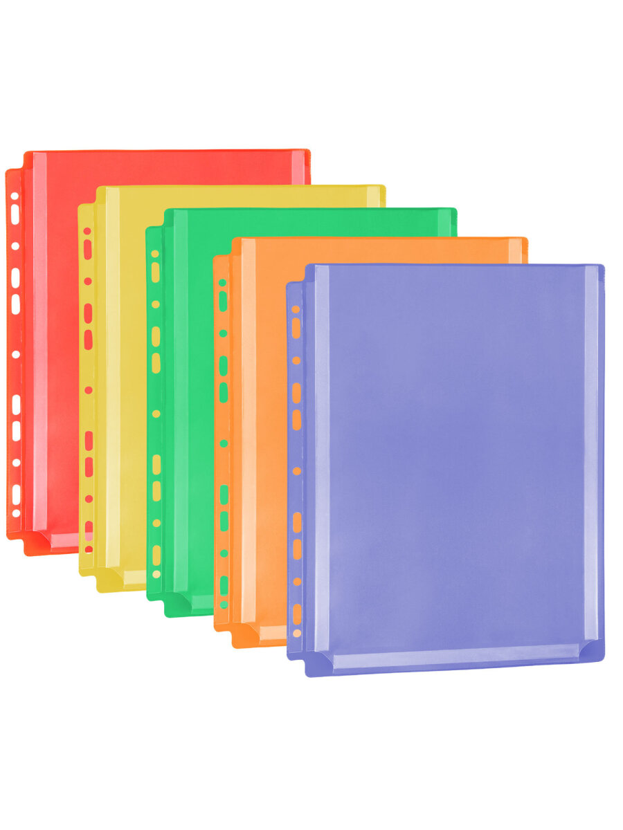 Файл Staff набор 5 штук перфорированные А4 - фото 2