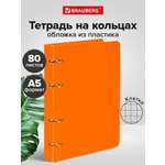 Тетрадь со сменным блоком Brauberg клетка 80 лист.