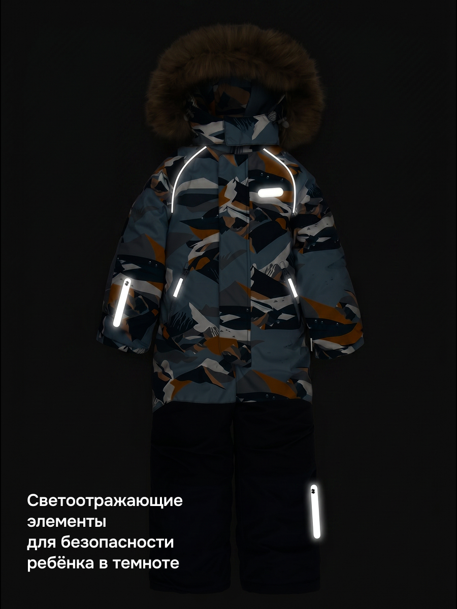 Комбинезон NIKASTYLE 8з0926 аквамарин/неви - фото 8