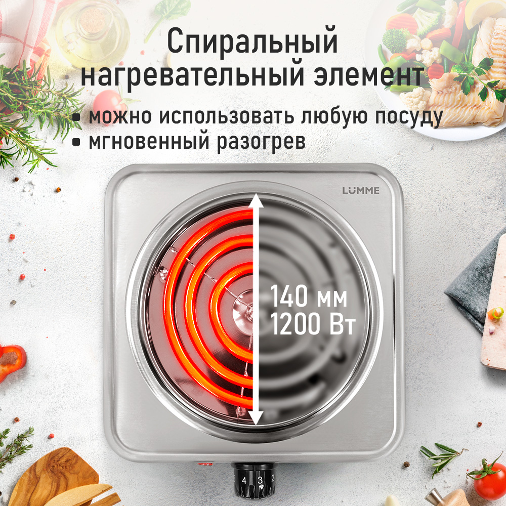 Электрическая плитка LUMME LU-HP3707A - фото 3