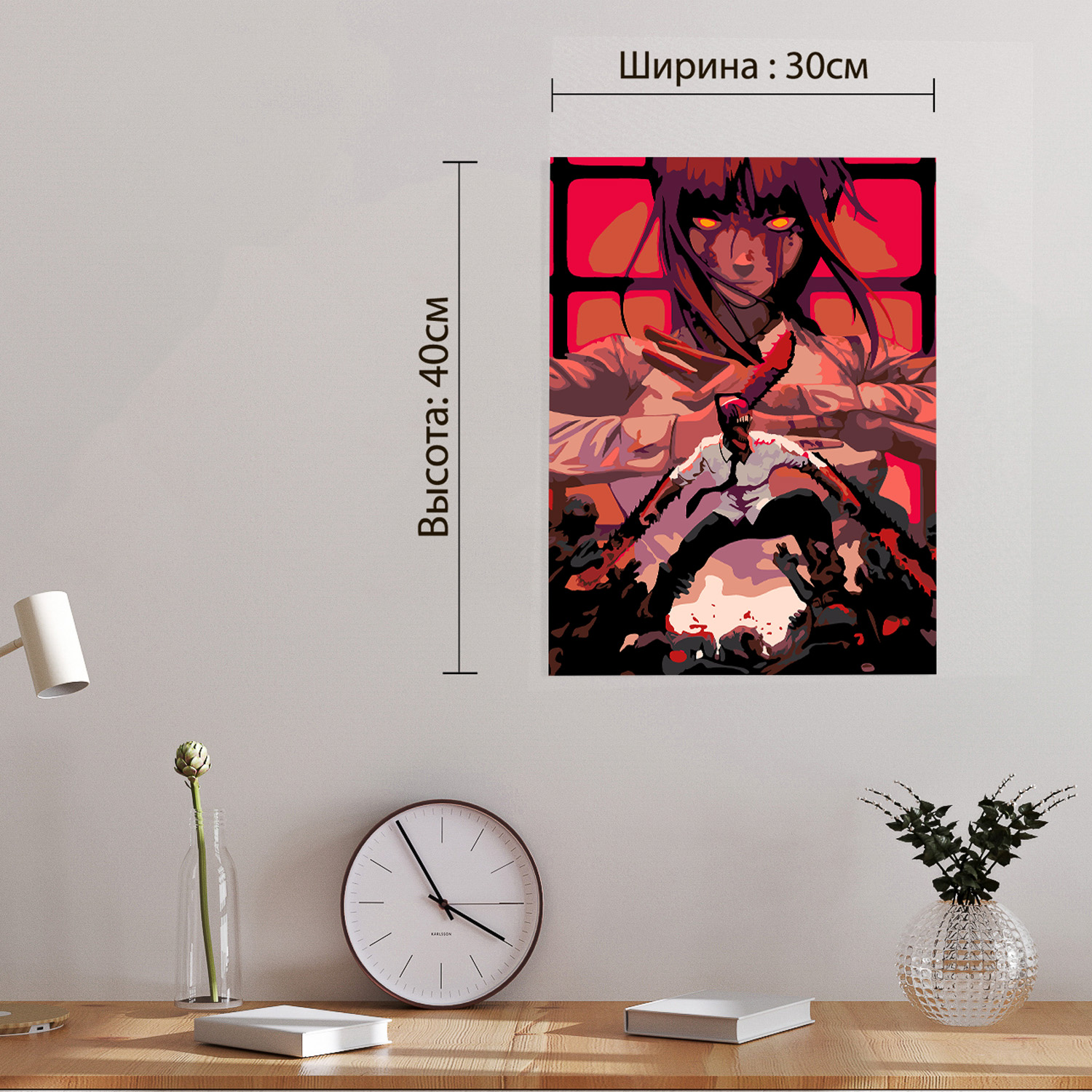 Картина по номерам Red Panda - фото 7