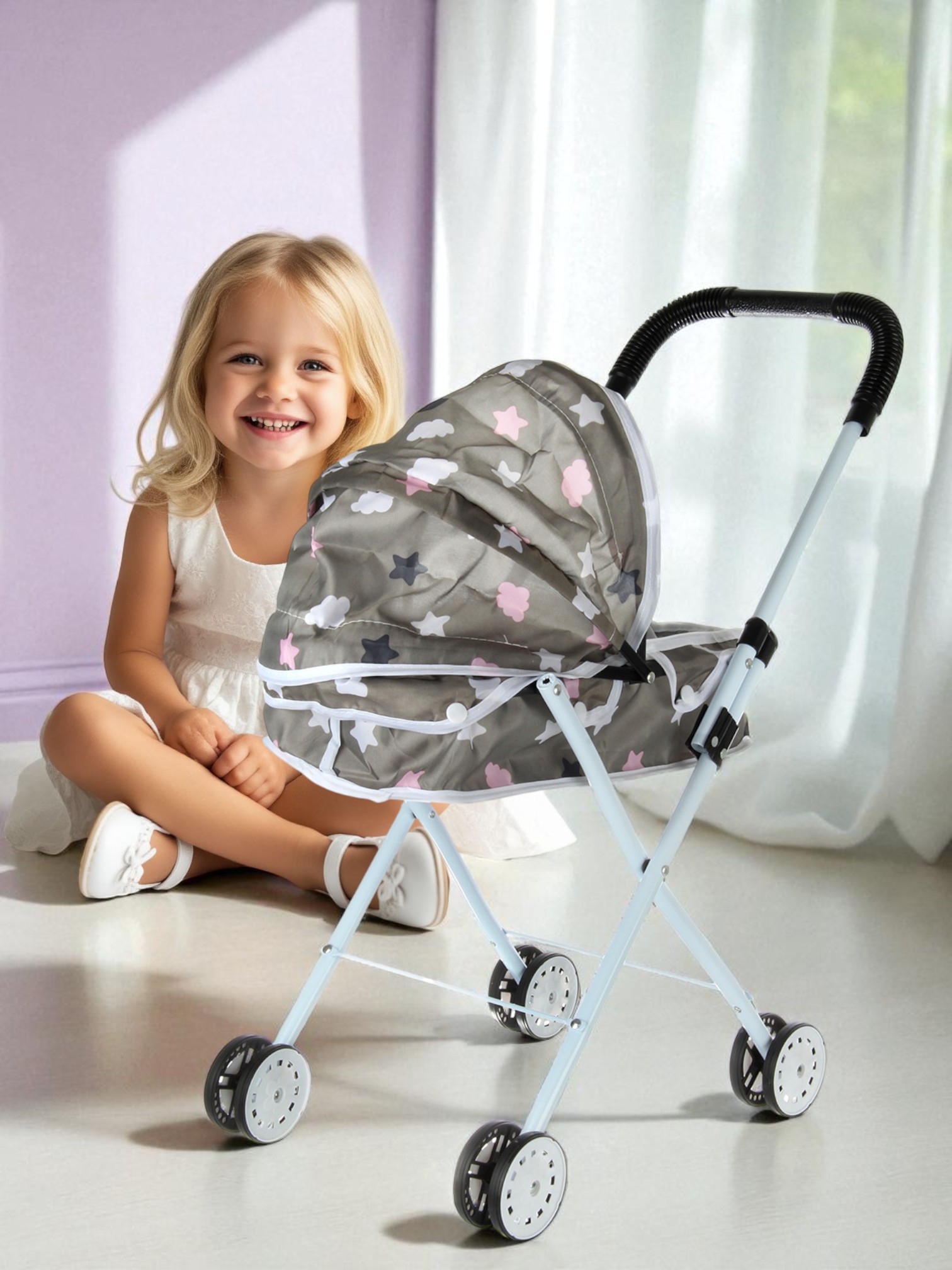 Коляска-люлька для кукол Veld Co 135740 - фото 8