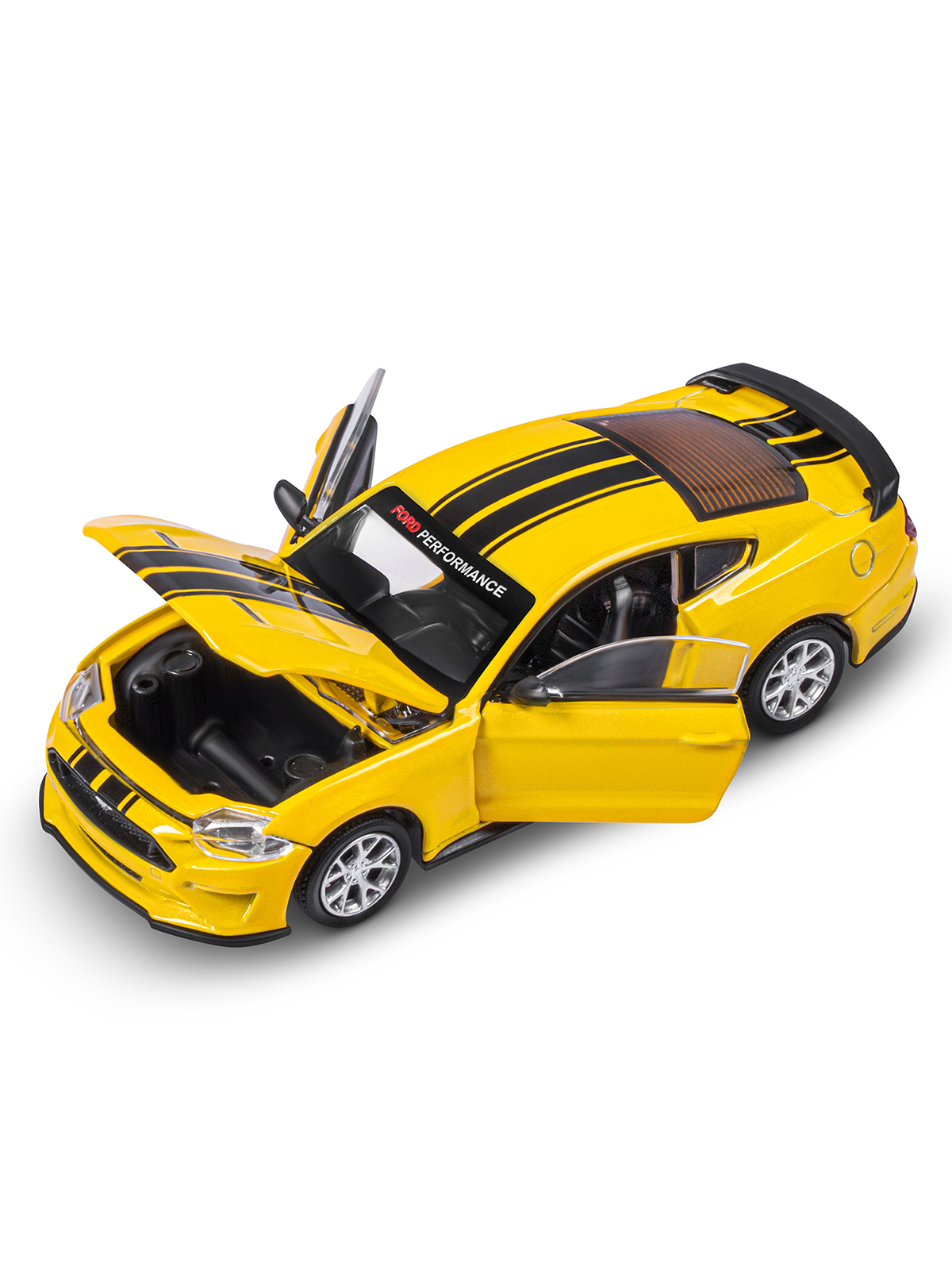 Автомобиль АВТОпанорама Ford Mustang Сборная модель 1:42 JB1251725 - фото 15