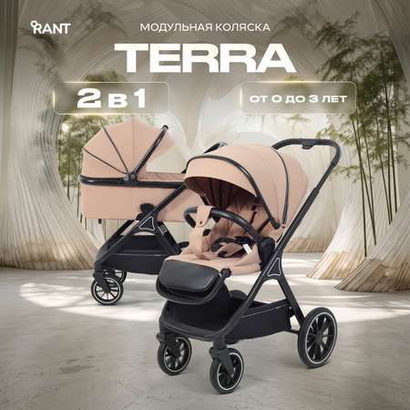 Коляска 2в1 Rant Basic Terra 2в1 бежевый