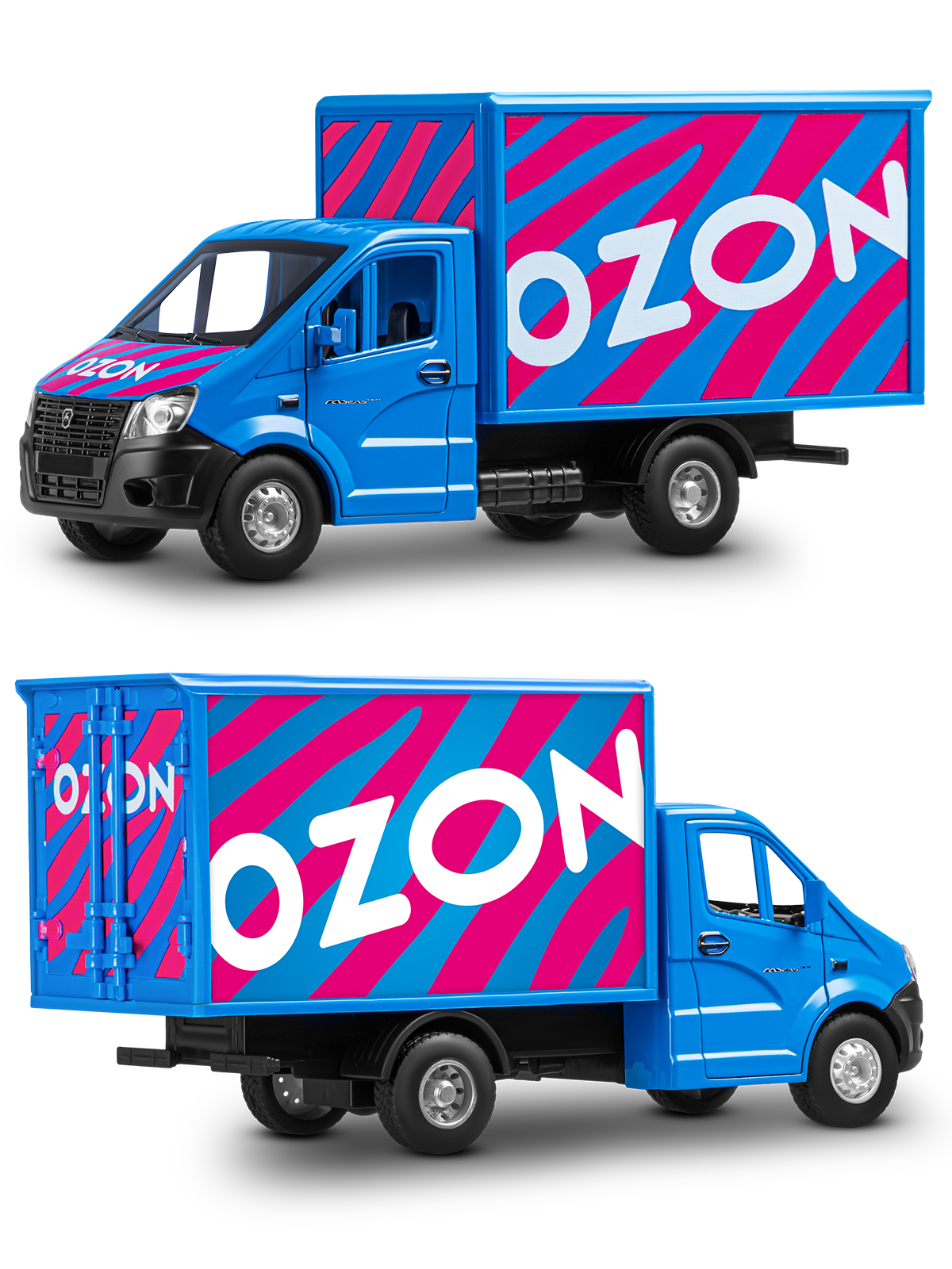 Грузовик АВТОпанорама ГАЗель Next Ozon 1:28 JB0405418 - фото 31