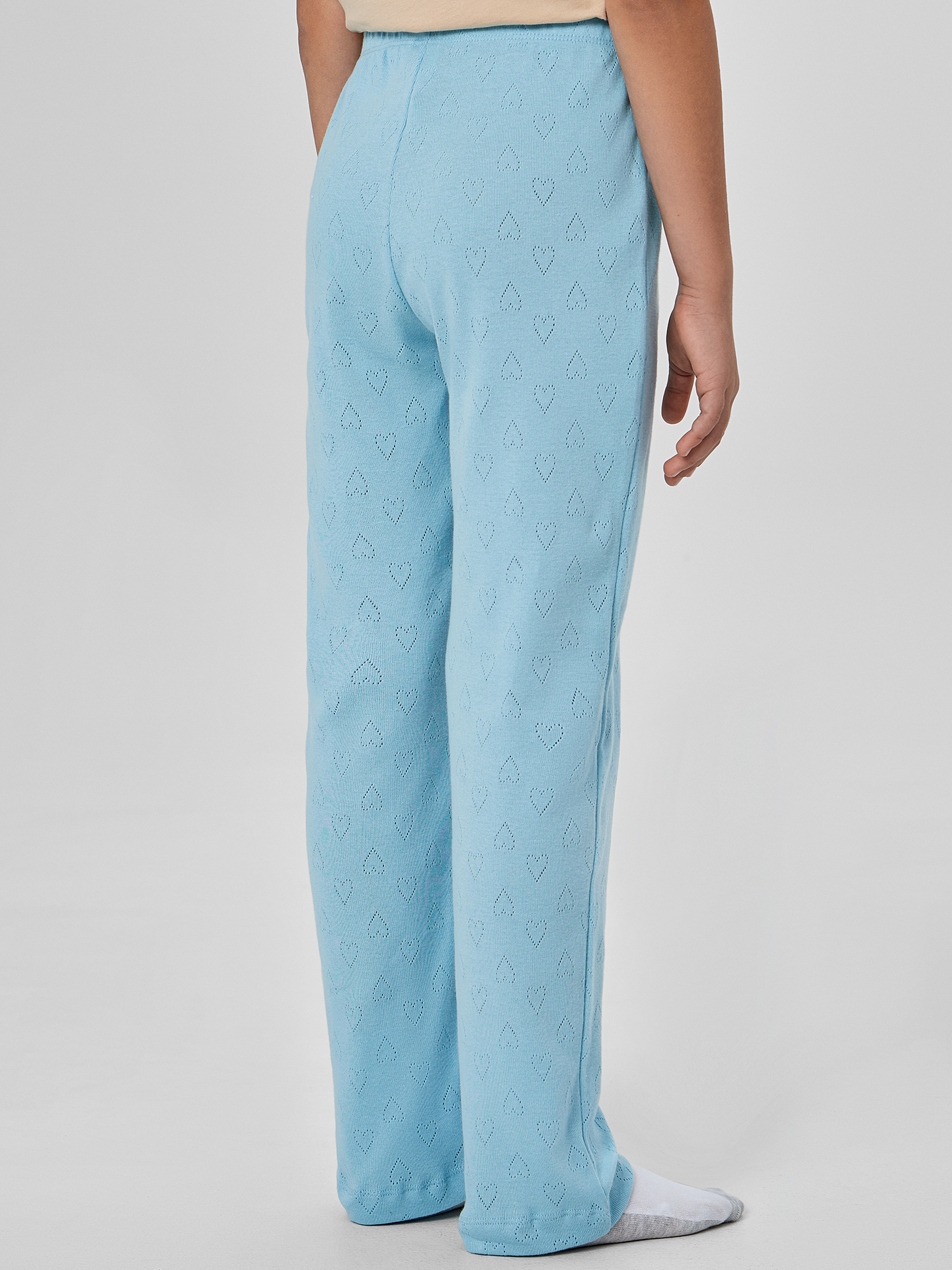 Пижама Mark Formelle (Марк Формэль) 567756/бежевый +сердечки на голубом - фото 6