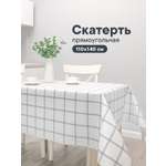 Скатерть на стол 110х140 см VILINA клеенка праздничная с рисунком Декоративная ПВХ