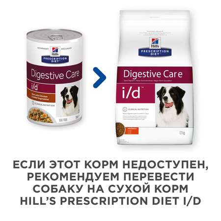 Корм для собак HILLS 354г Prescription Diet i/d Digestive Care рагу с курицей и овощами