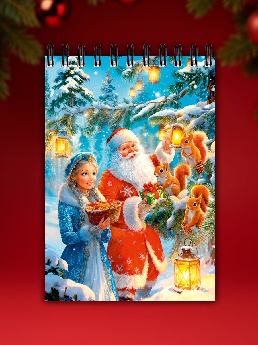 Блокнот Prof-Press Новогодние открытки 32 лист. - фото 14