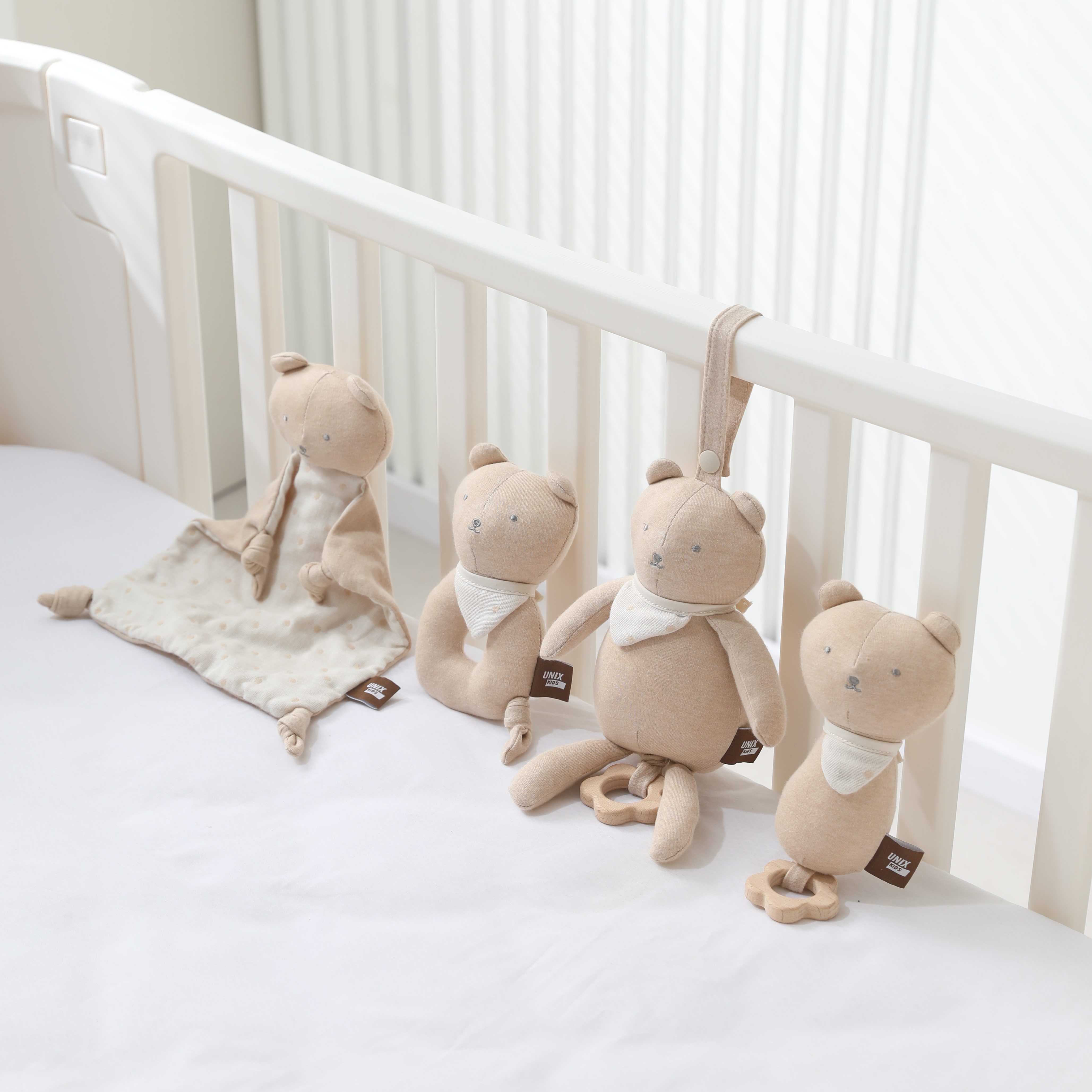 Игрушка UNIX Kids подвеска Мишка 0+ набор 4 шт. - фото 14