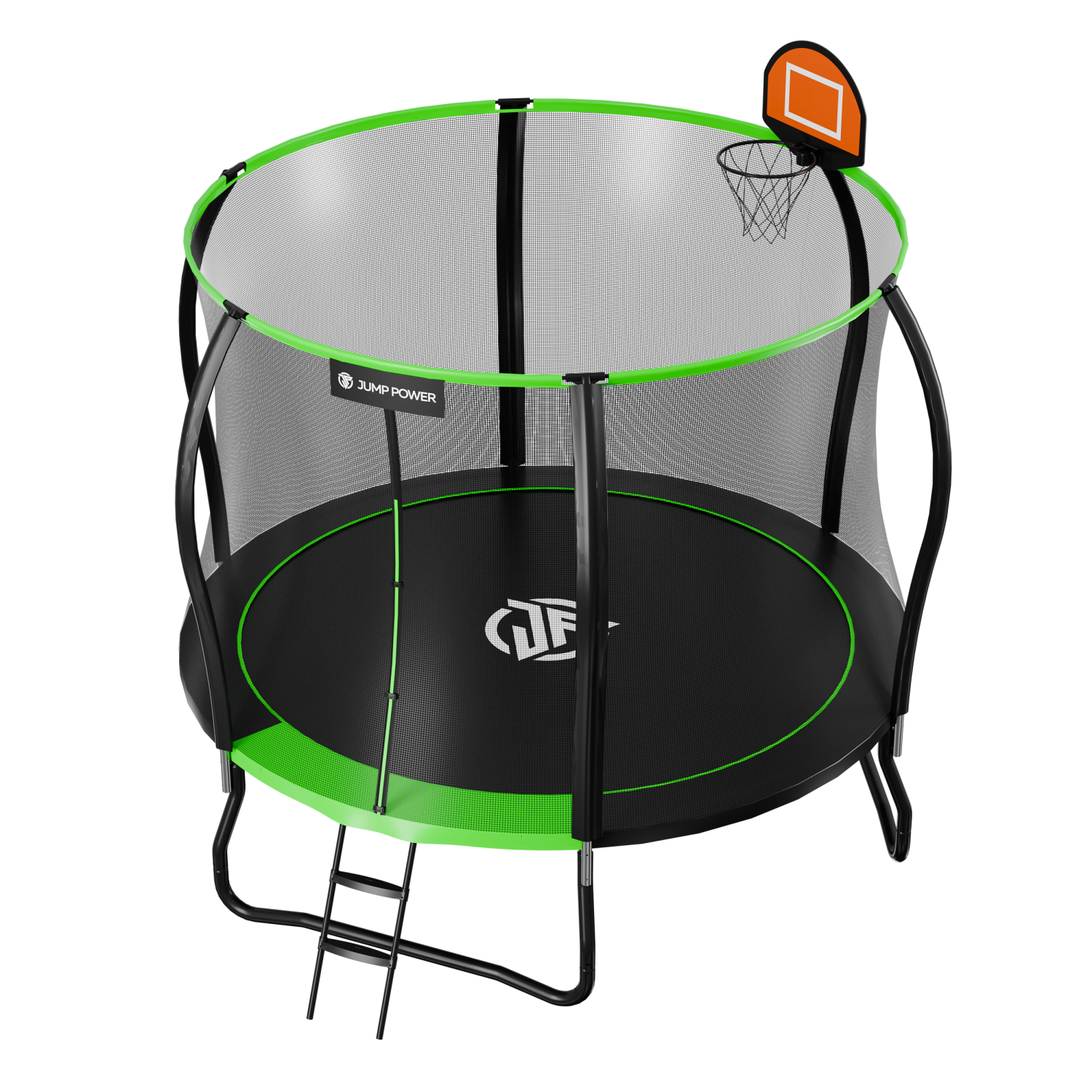 Батут Jump Power 8 ft Pro Stable Point Green - фото 7