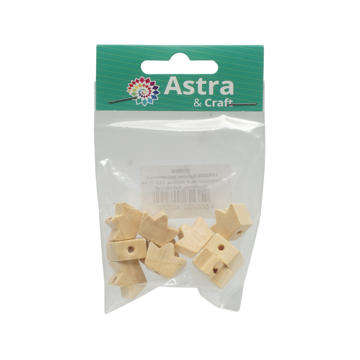 Набор для творчества Astra Craft бусины деревянные 13х17 мм - фото 5