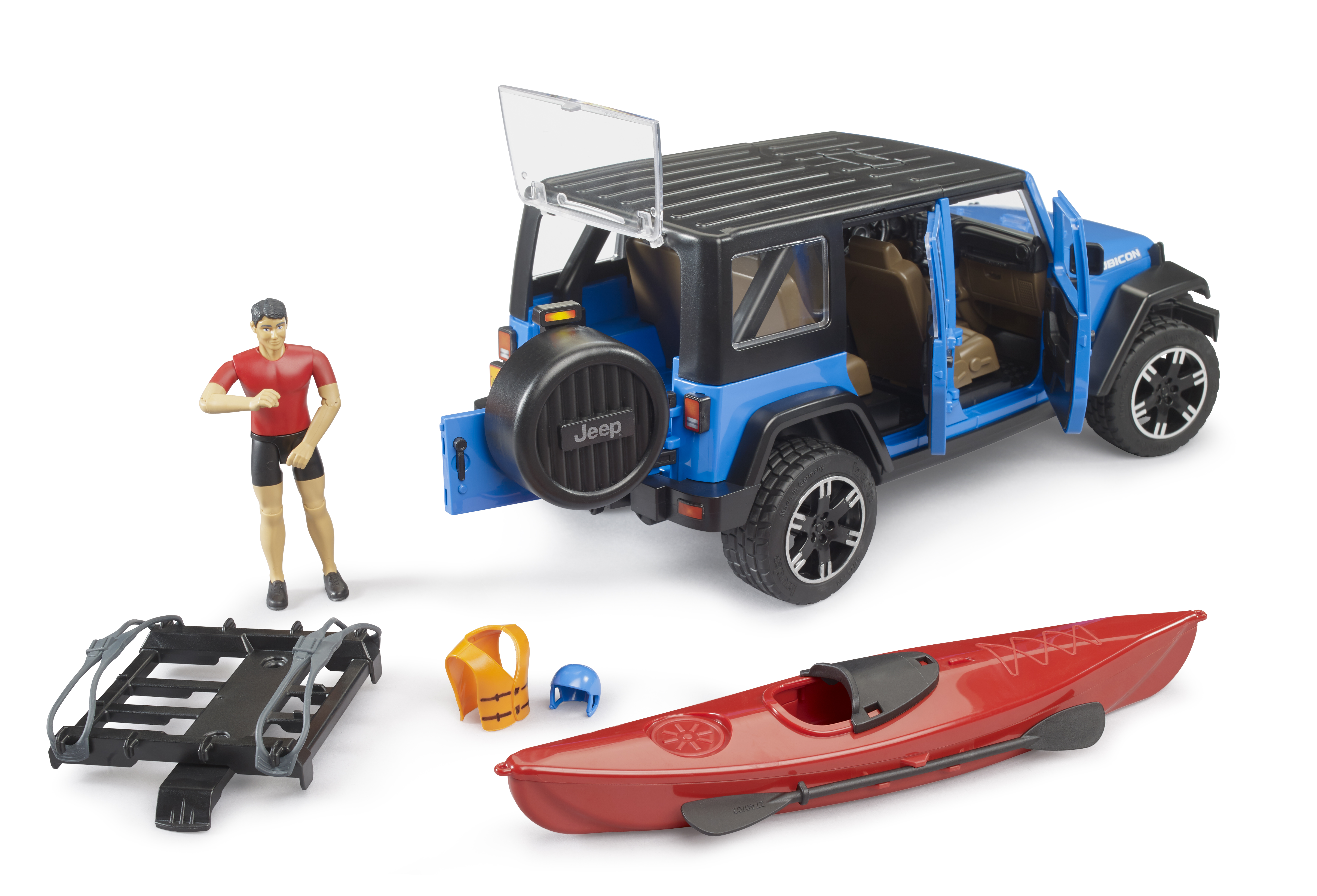 Внедорожник Bruder Jeep Wrangler Unlimited Rubicon 02-529 - фото 1