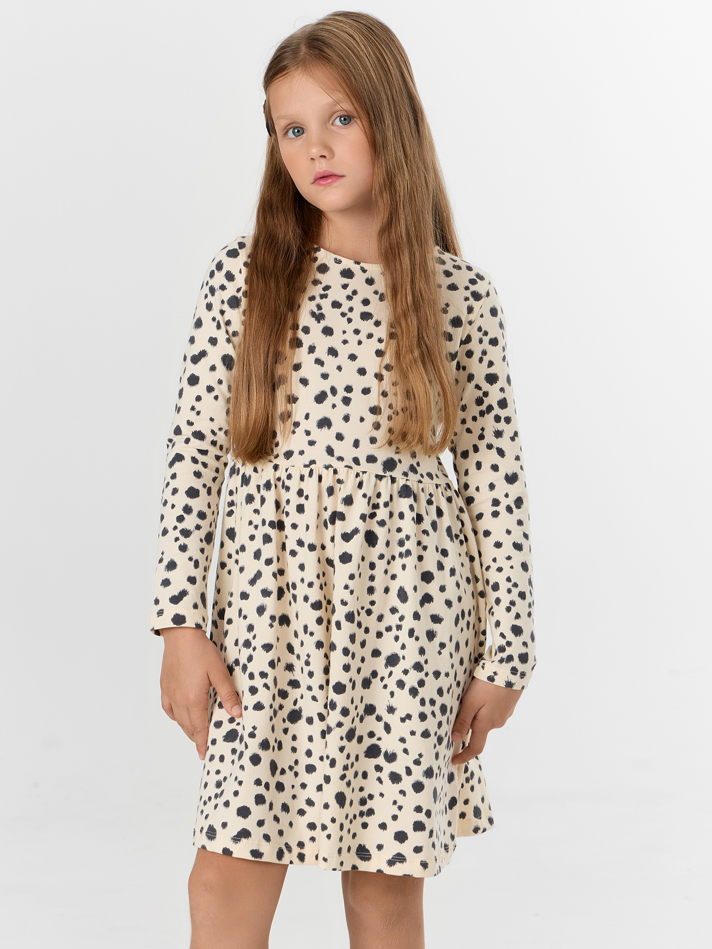 Платье Mark Formelle (Марк Формэль) 157778/пятнышки на айвори - фото 6