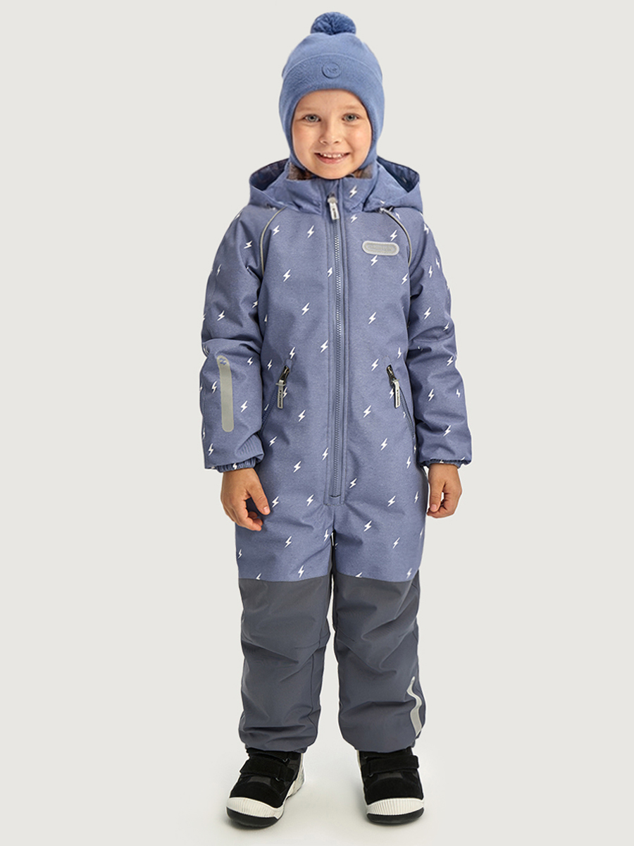 Комбинезон NIKASTYLE 8м0726 деним/серый - фото 8