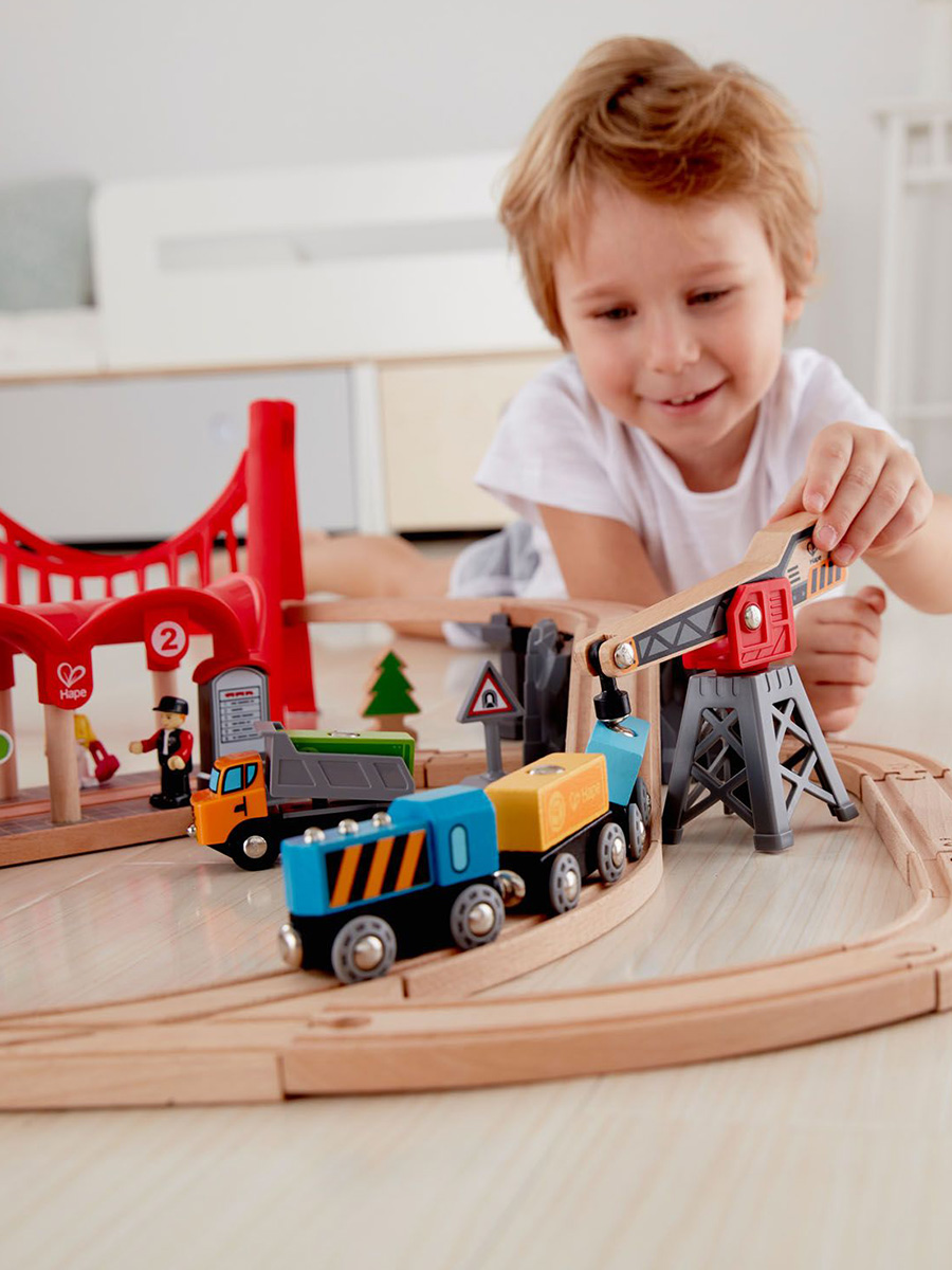 Набор железнодорожный Hape E3730_HP - фото 5