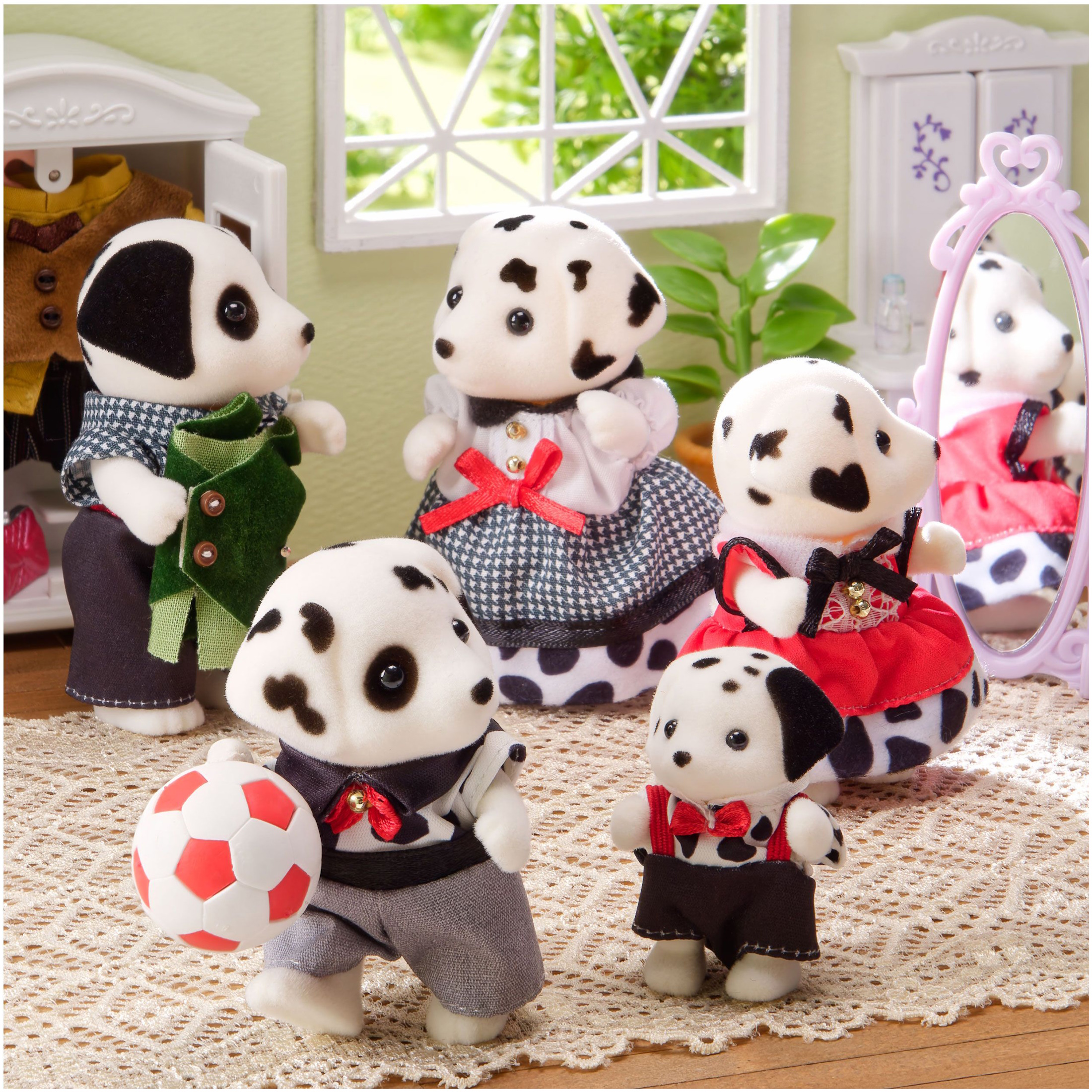 Игровой набор Sylvanian Families Семья далматинцев - фото 7