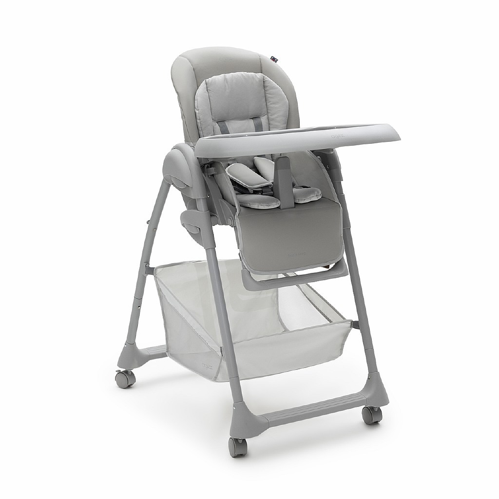 Стульчик для кормления agex Seat’n Sleep серый - фото 1