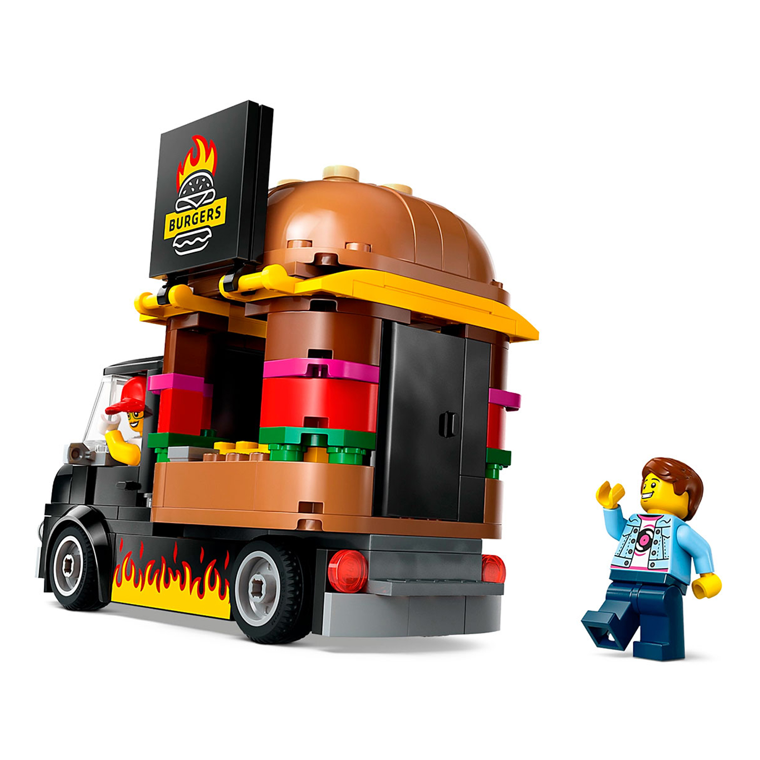 Конструктор LEGO City Фургон-гамбургер - фото 5
