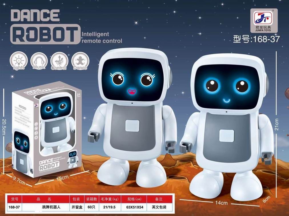 Робот РУ Junfa Toys танцующий со светом и звуком - фото 3